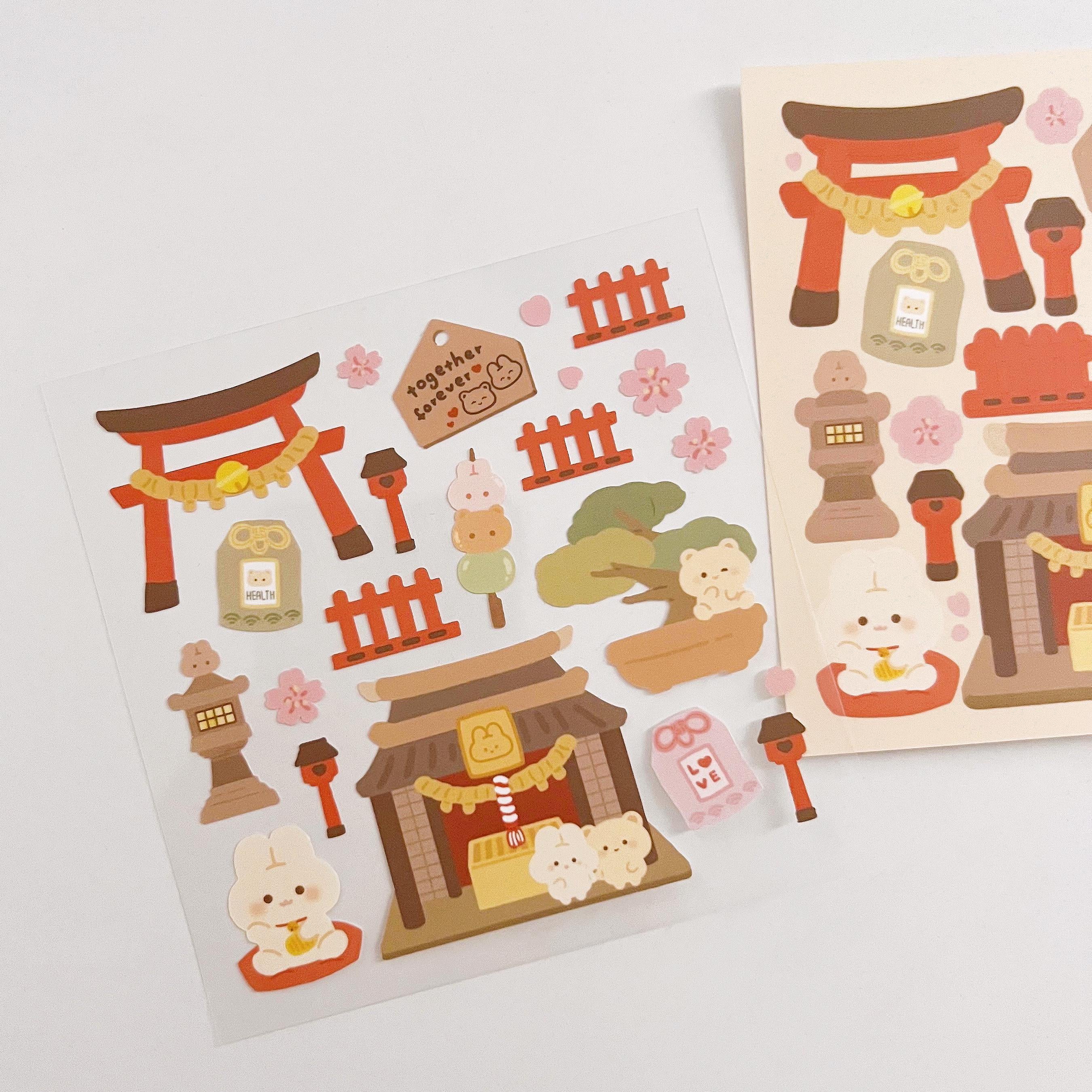 Sakura Shrine Sticker Sheet