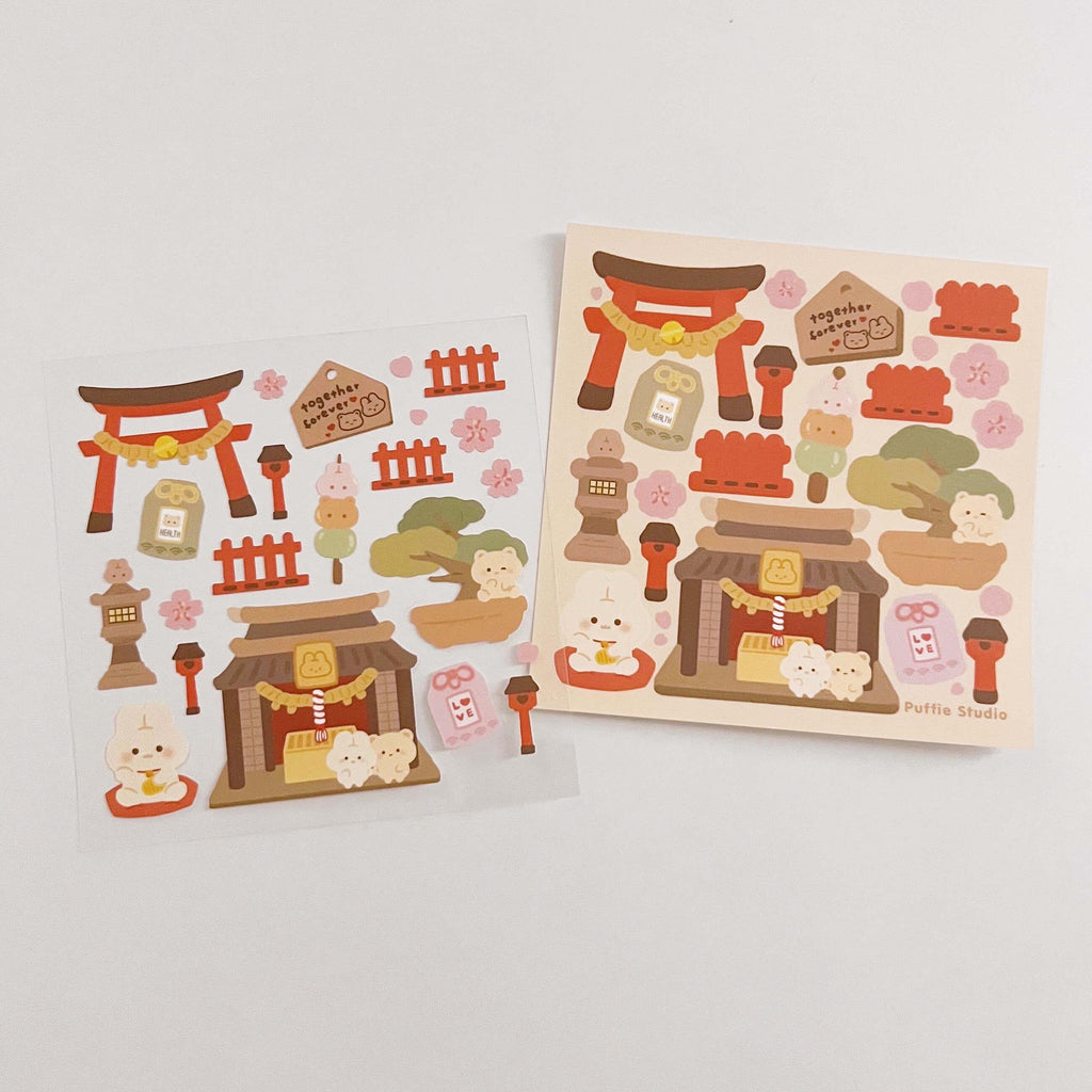 Sakura Shrine Sticker Sheet