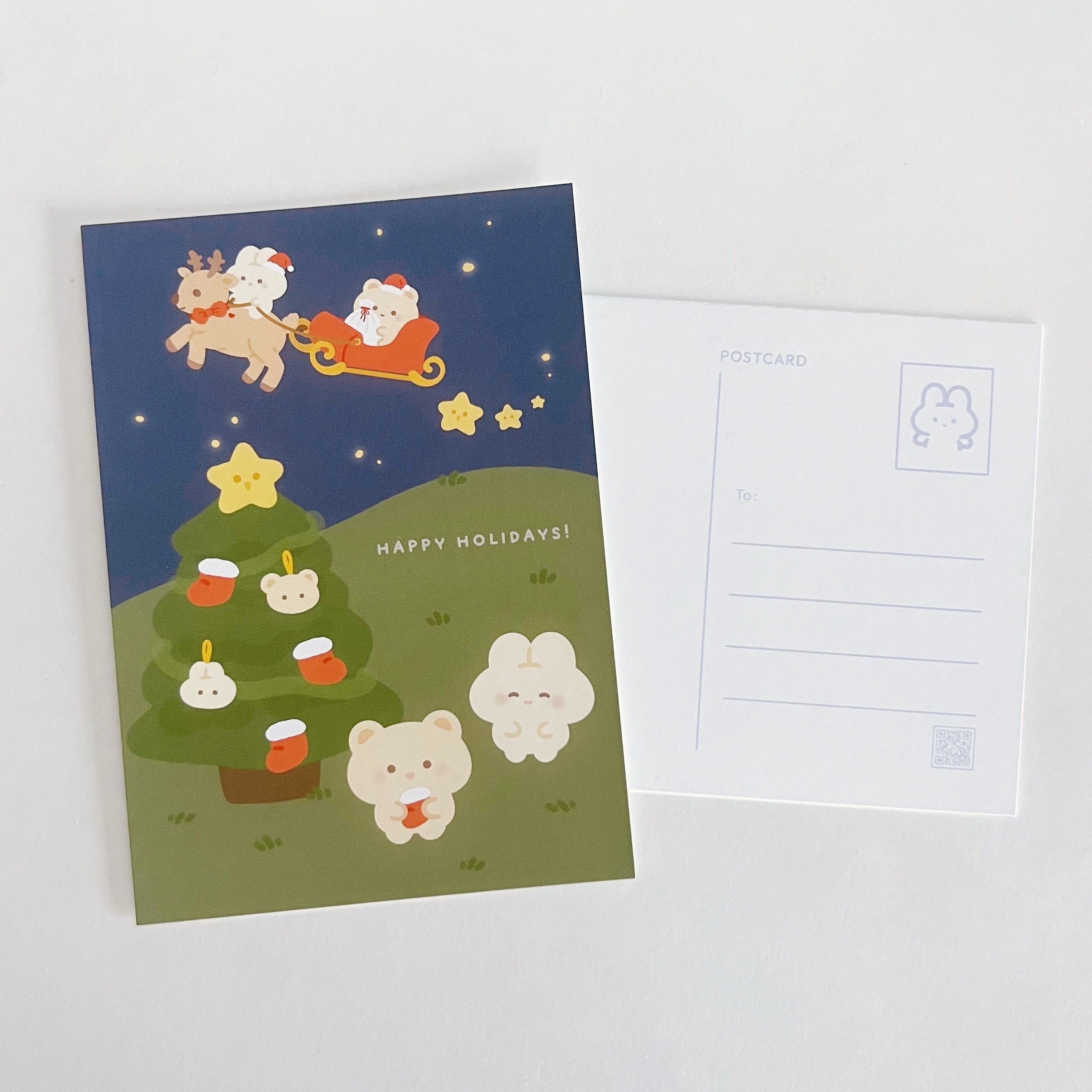 Midnight Shenanigans Holiday Postcard