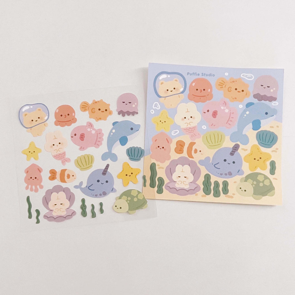 Underwater Sticker Sheet
