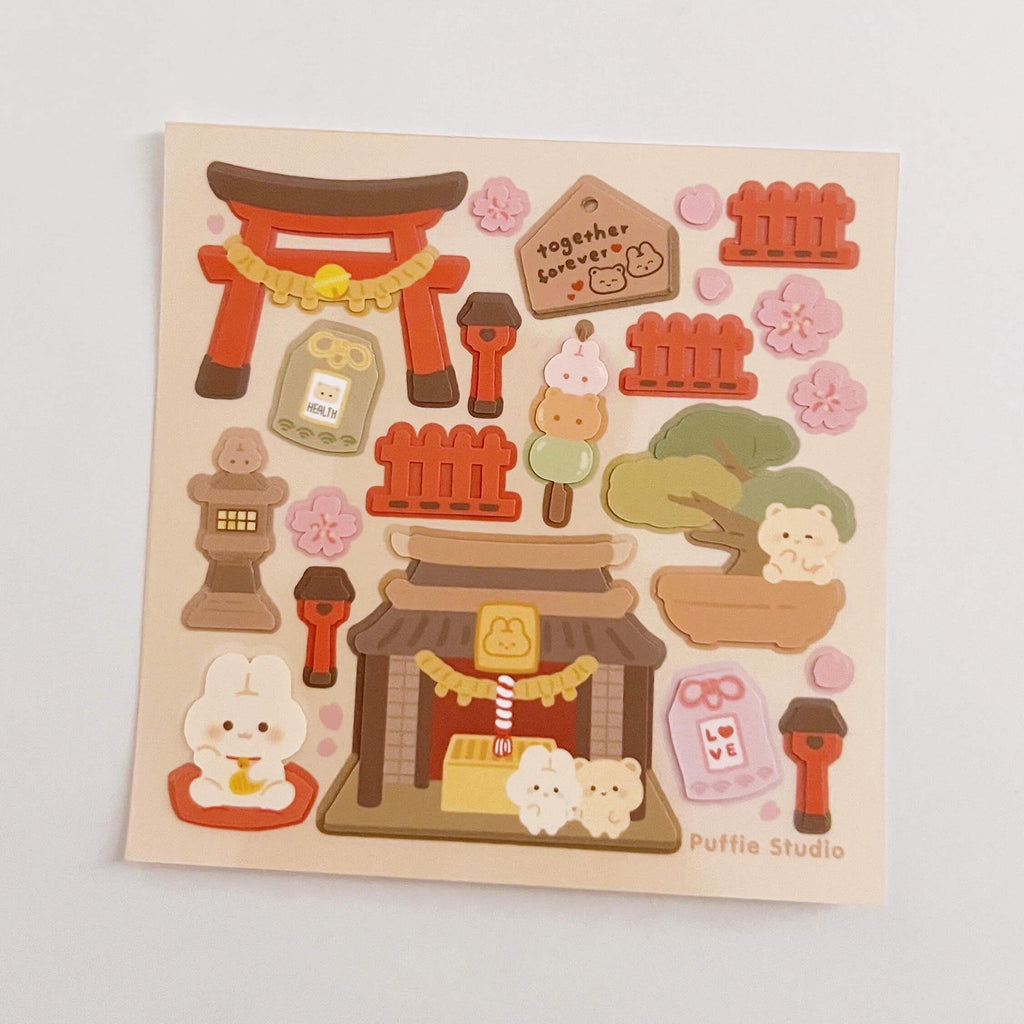 Sakura Shrine Sticker Sheet