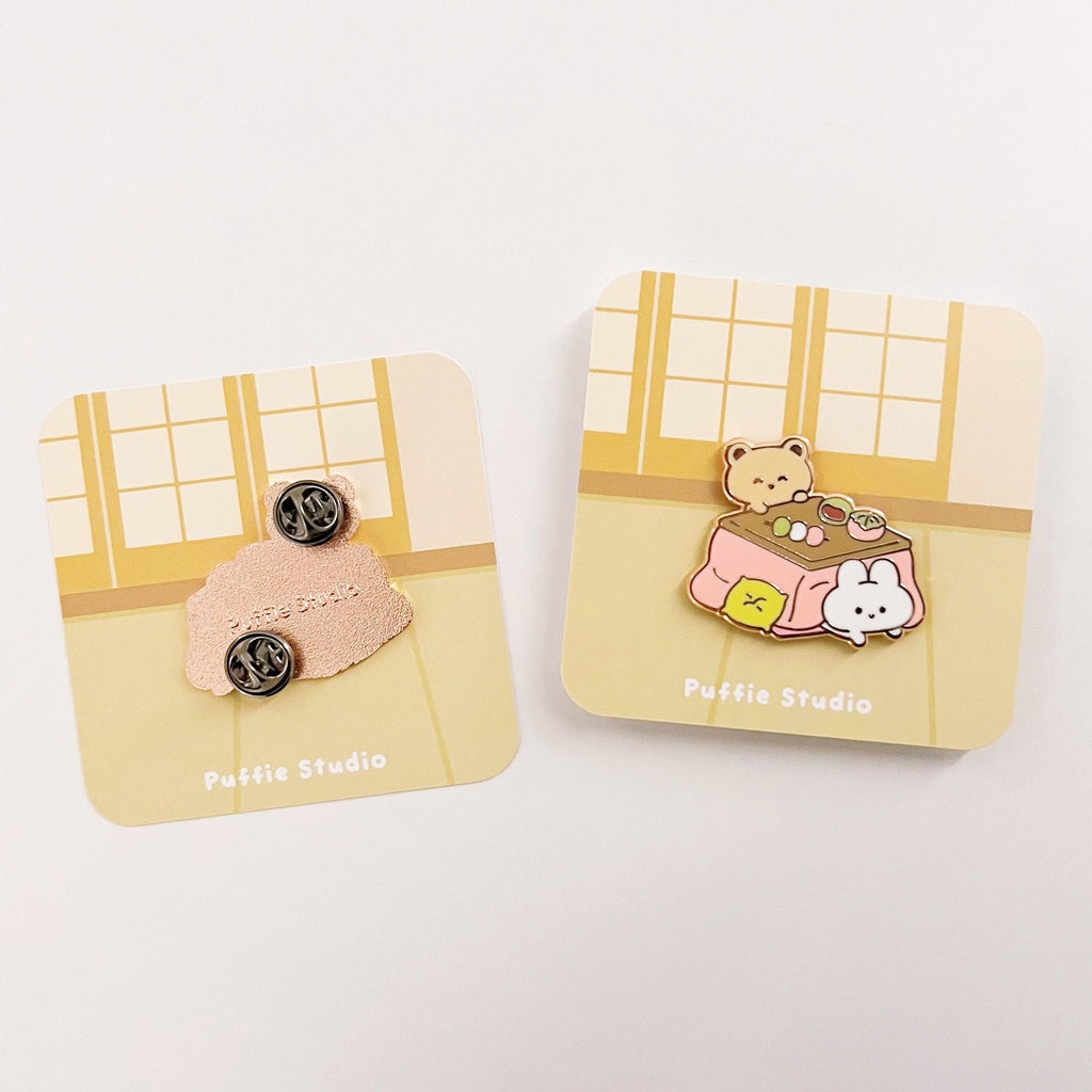 Cosy Kotatsu Enamel Pin