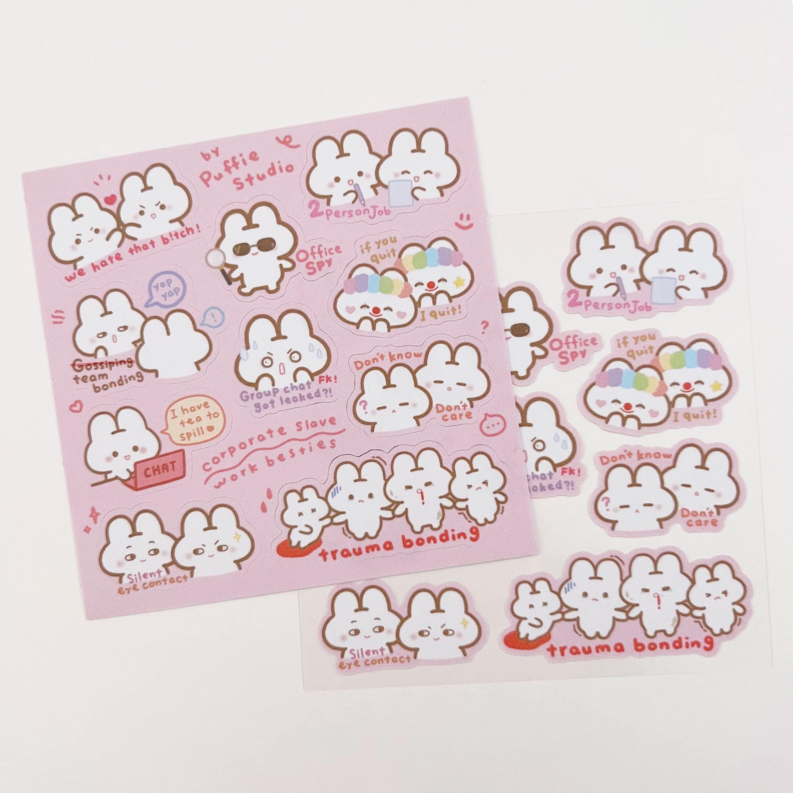 Corporate Slave [Work Besties] Sticker Sheet