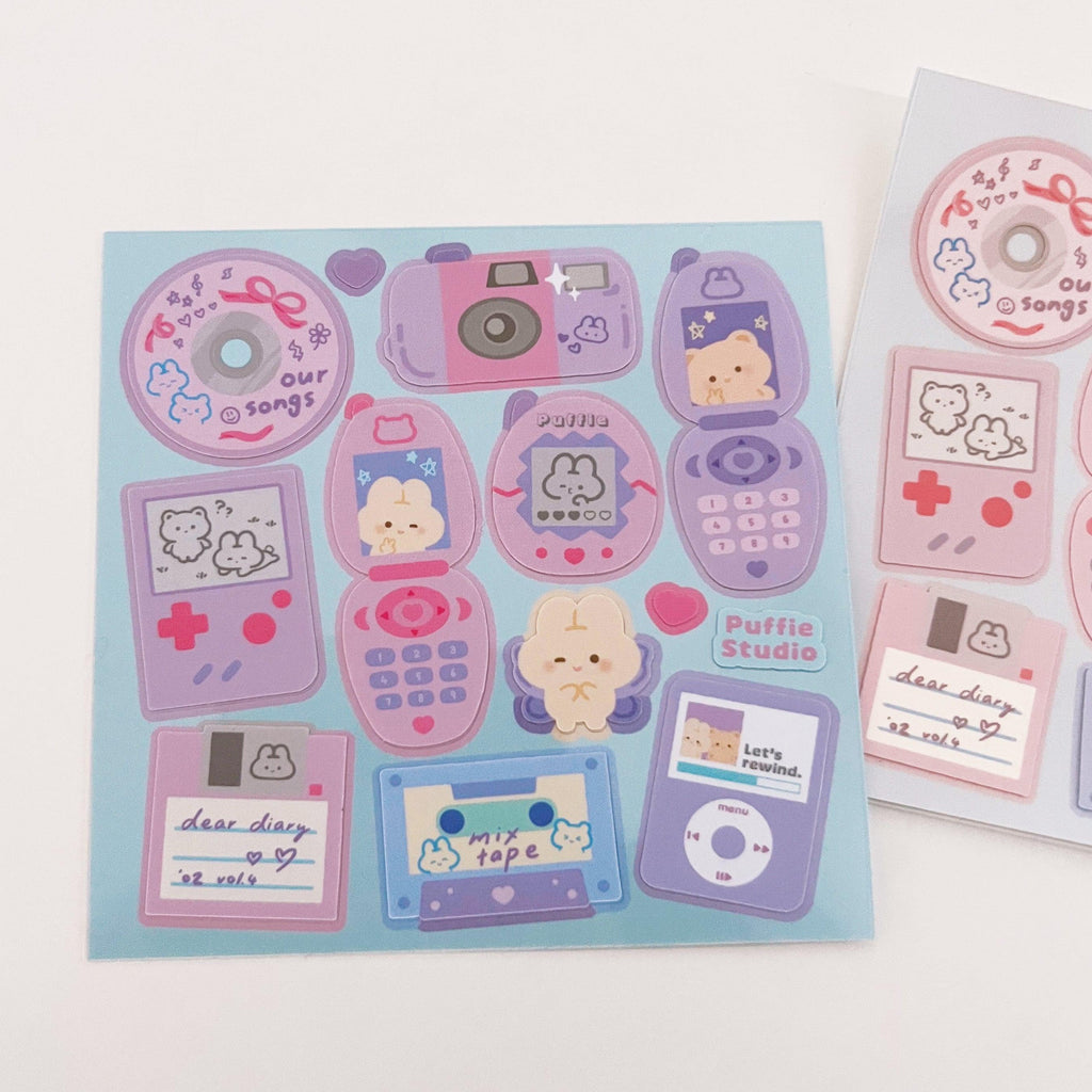 Retro Y2K Sticker Sheet