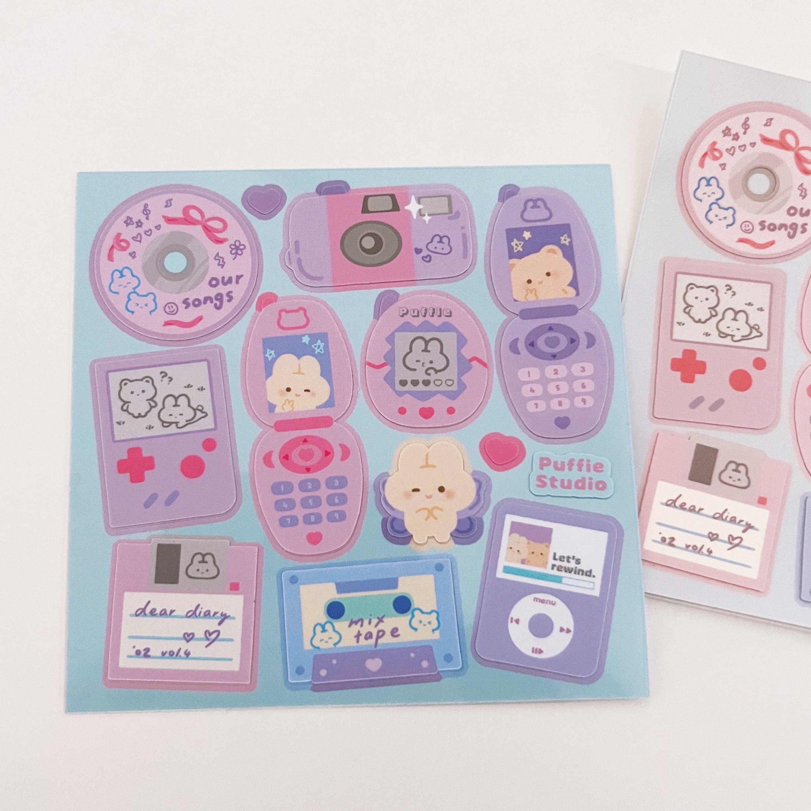 Retro Y2K Sticker Sheet