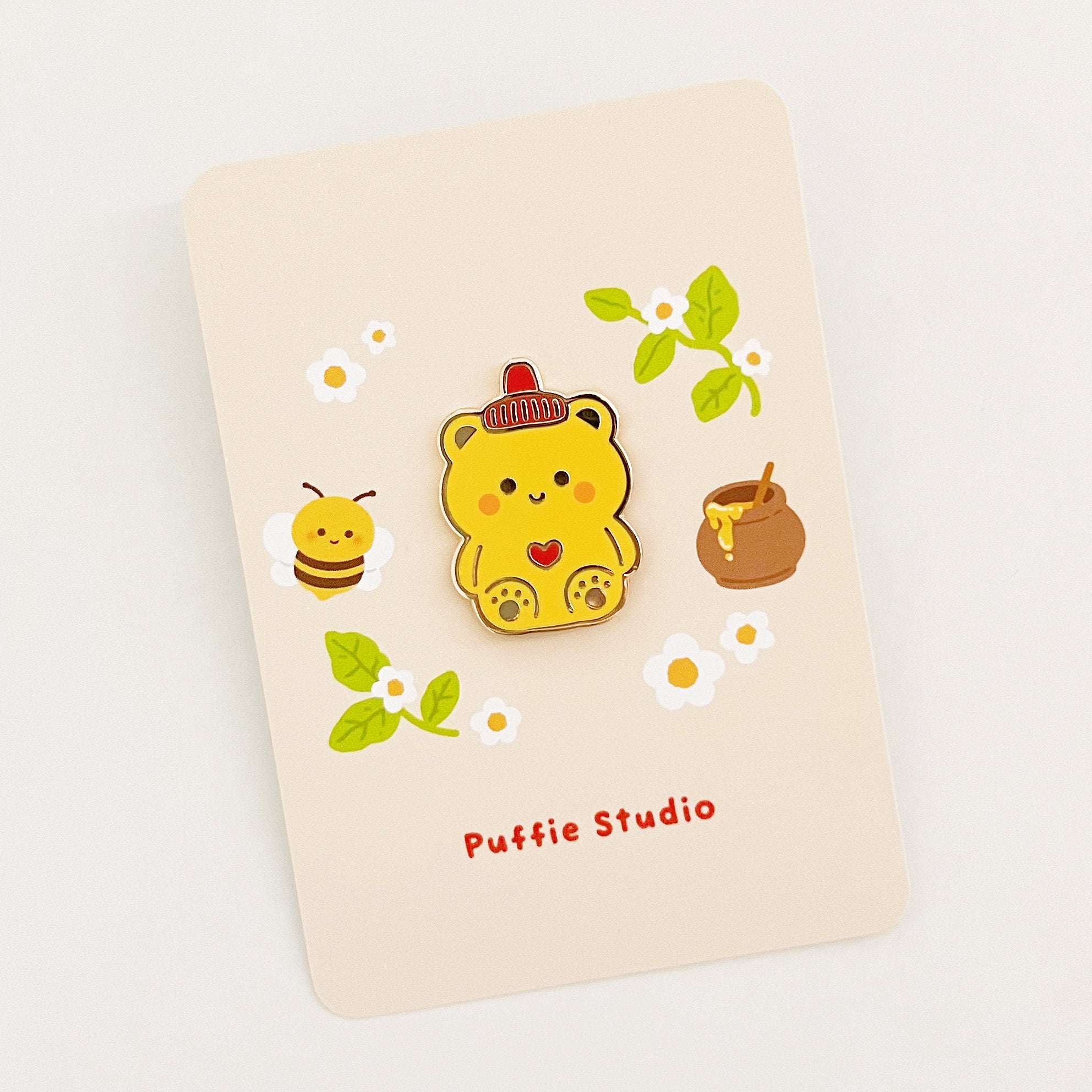 Honey Bear Enamel Pin
