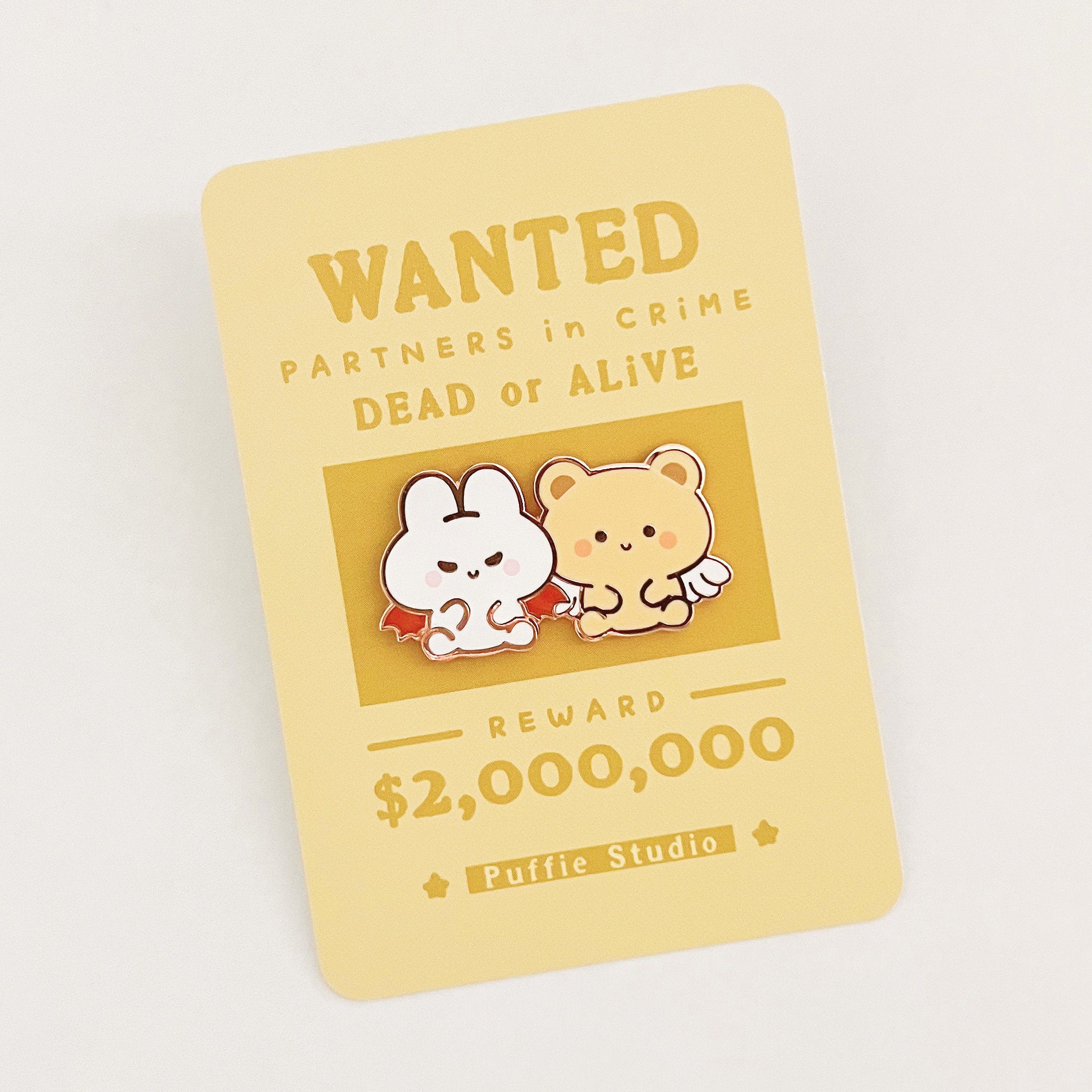 Partners in Crime Wanted Enamel Pin