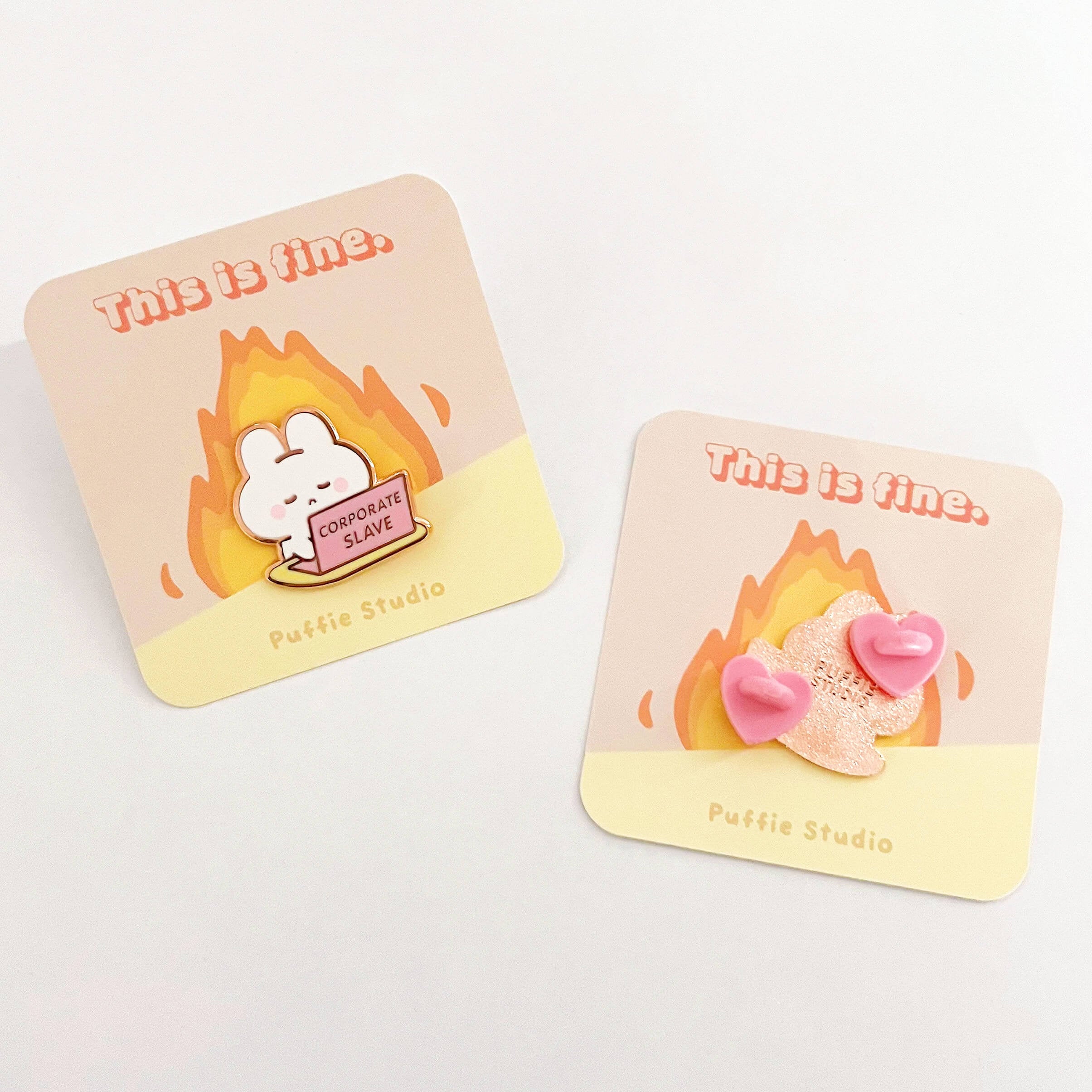 Corporate Slave Enamel Pin