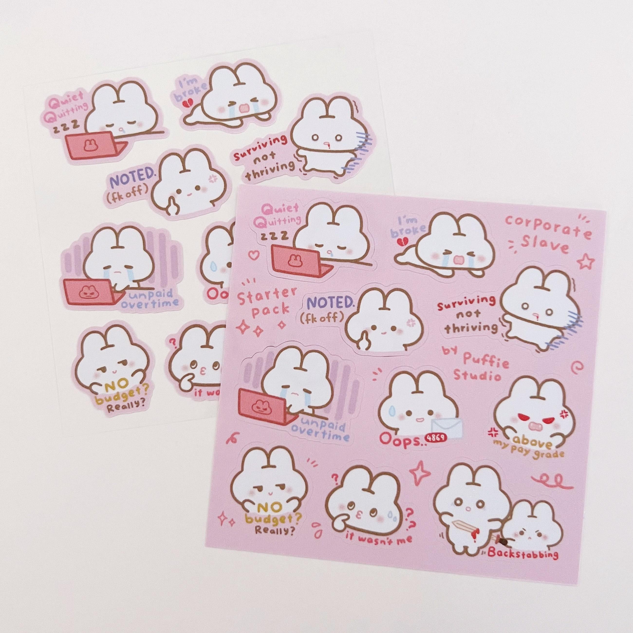 Corporate Slave [Starter Pack] Sticker Sheet