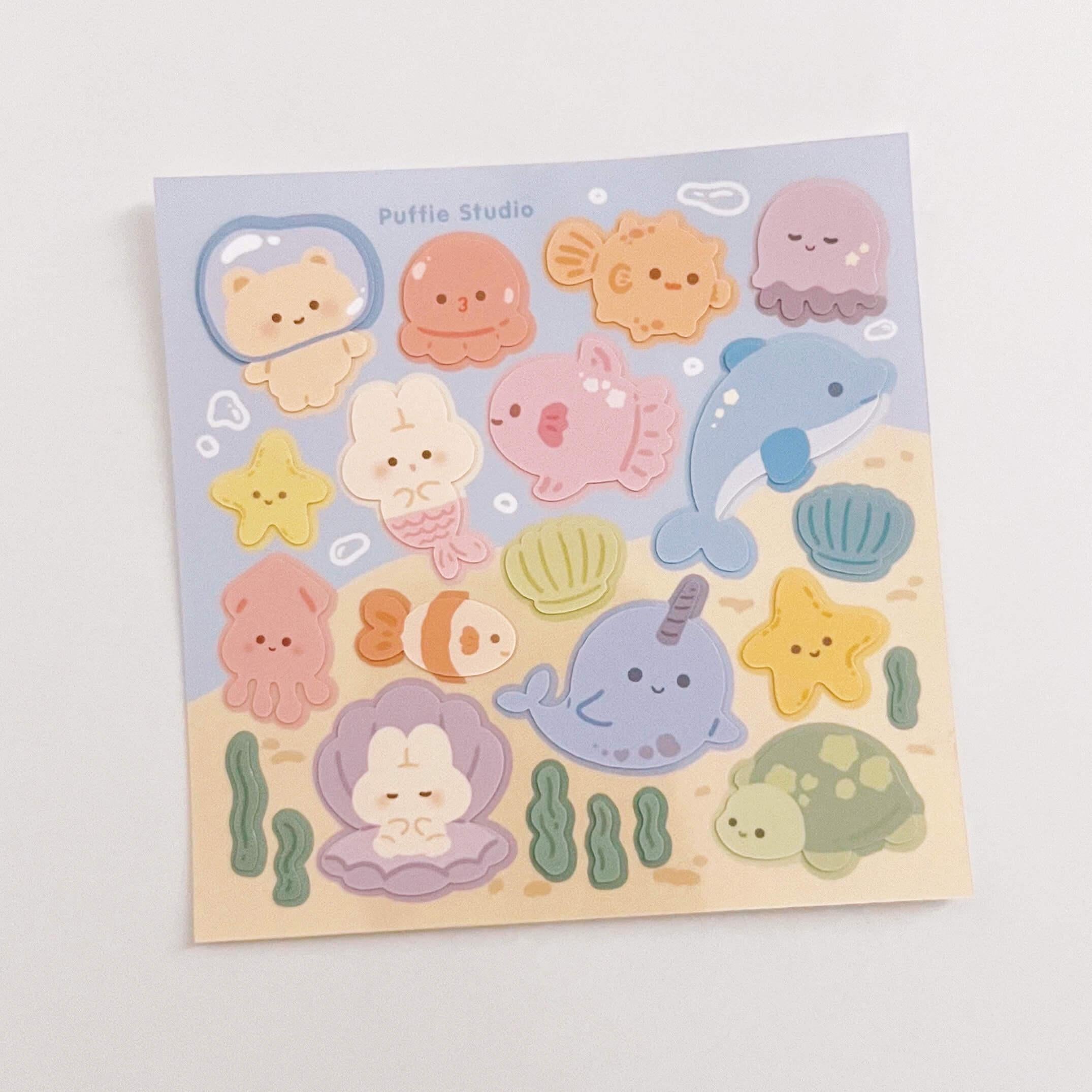 Underwater Sticker Sheet