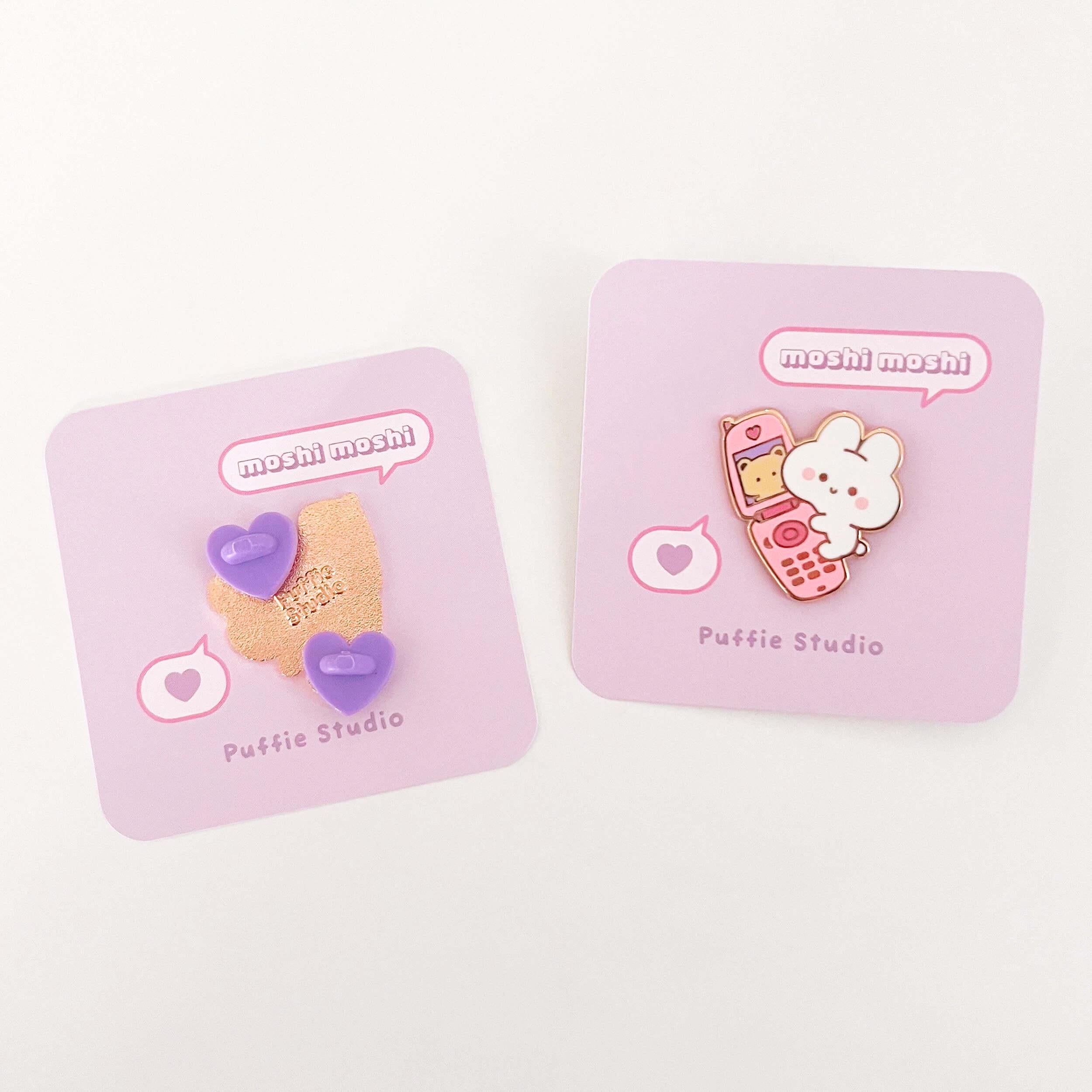 Y2K Flip Phone Enamel Pin