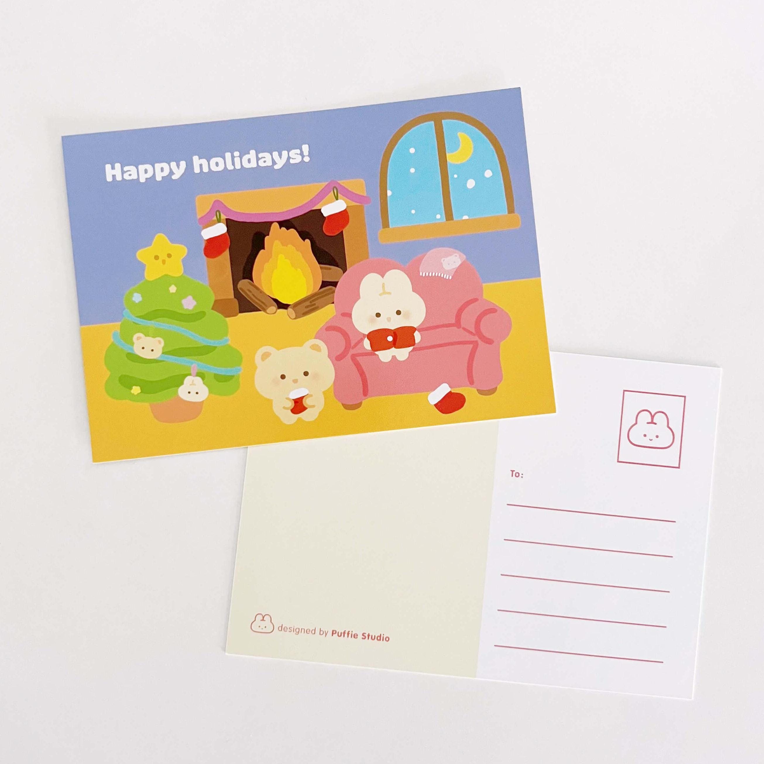 Cosy Home Holiday Postcard