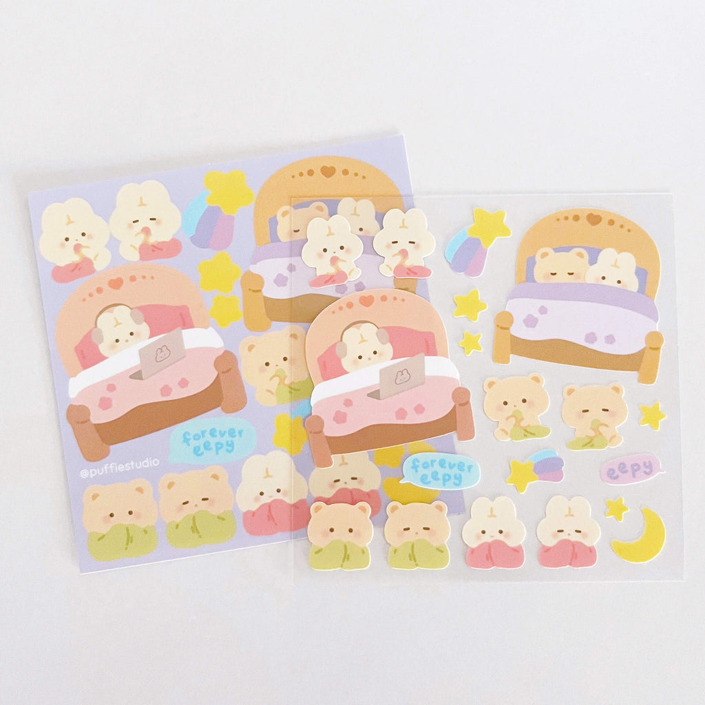 Sleepy Time Sticker Sheet