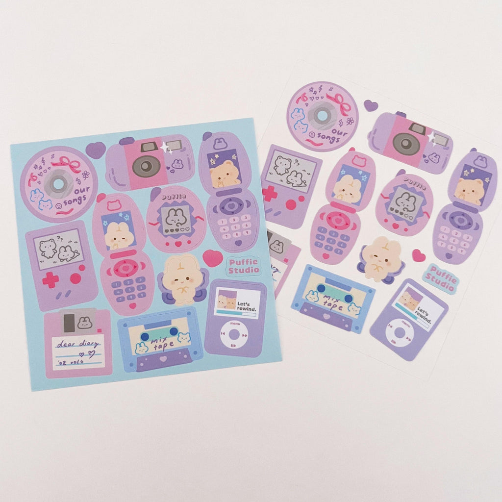 Retro Y2K Sticker Sheet