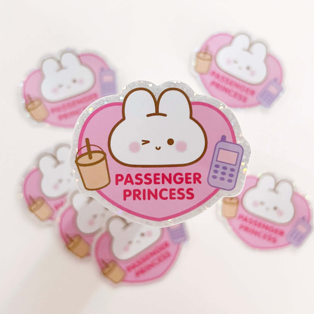 Passenger Princess Sparkly Sticker