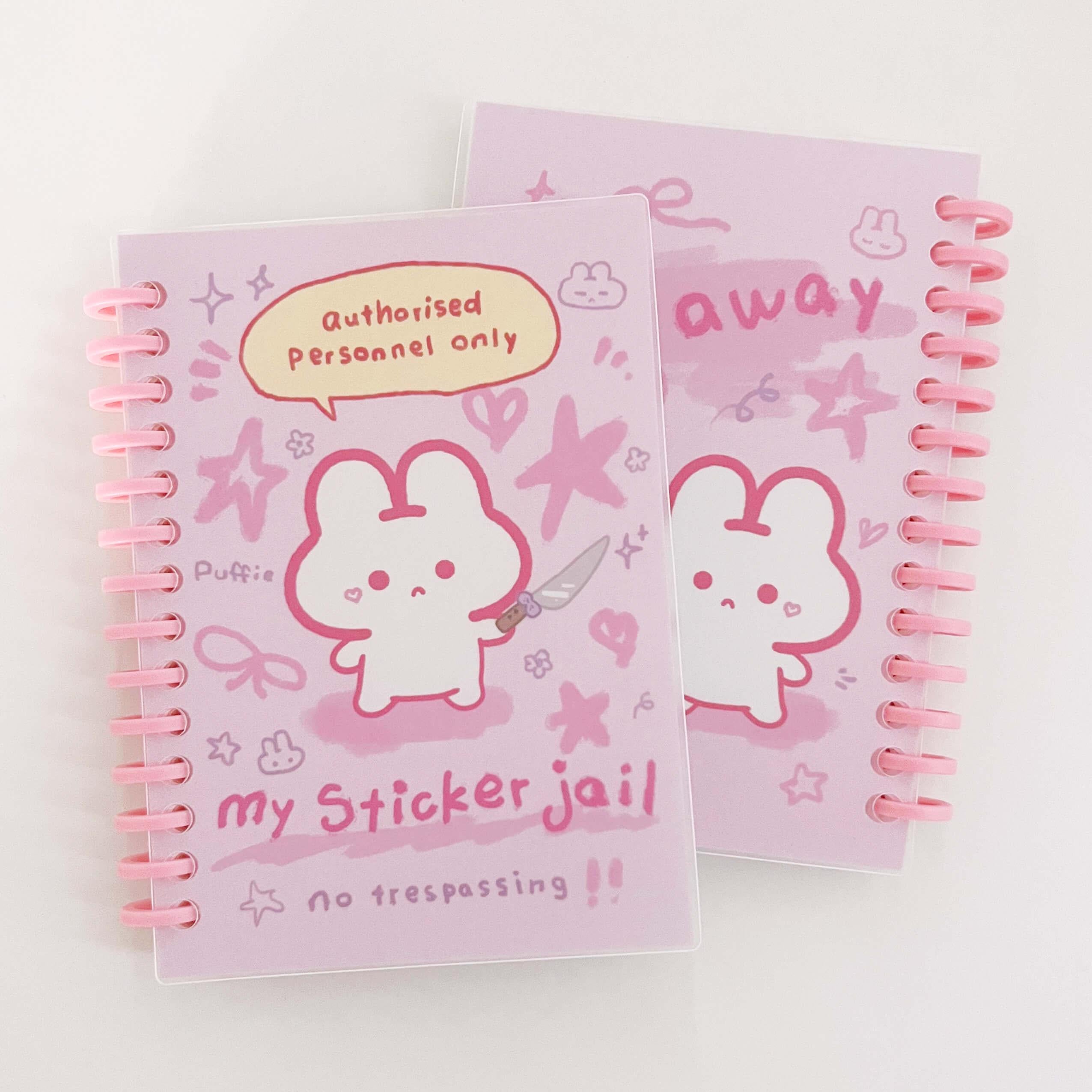 Sticker Jail Reusable Sticker Collection Book