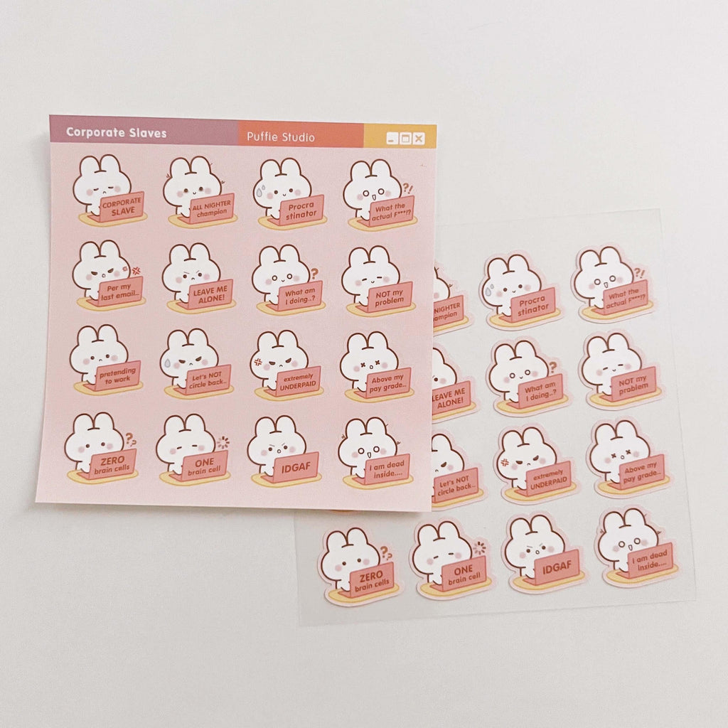 Corporate Army Sticker Sheet