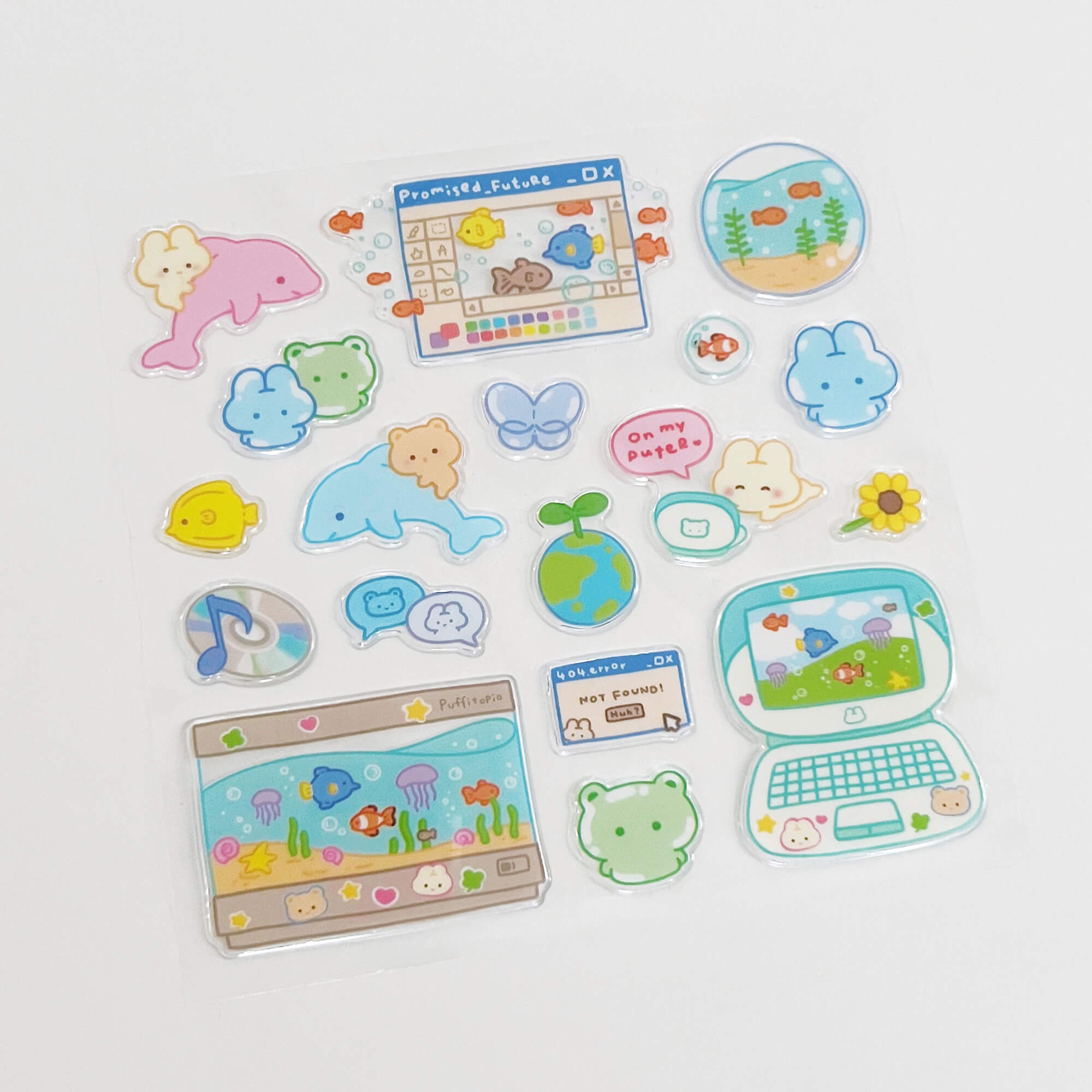 Promised Future 3D Sticker Sheet