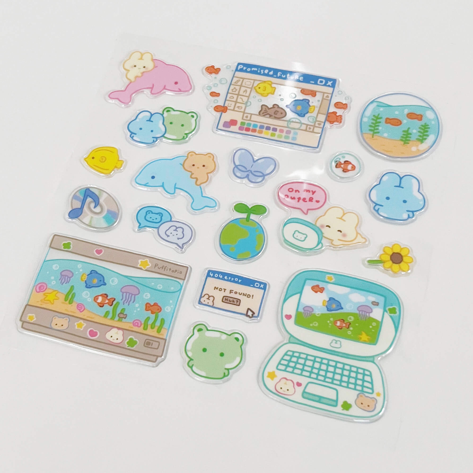 Promised Future 3D Sticker Sheet