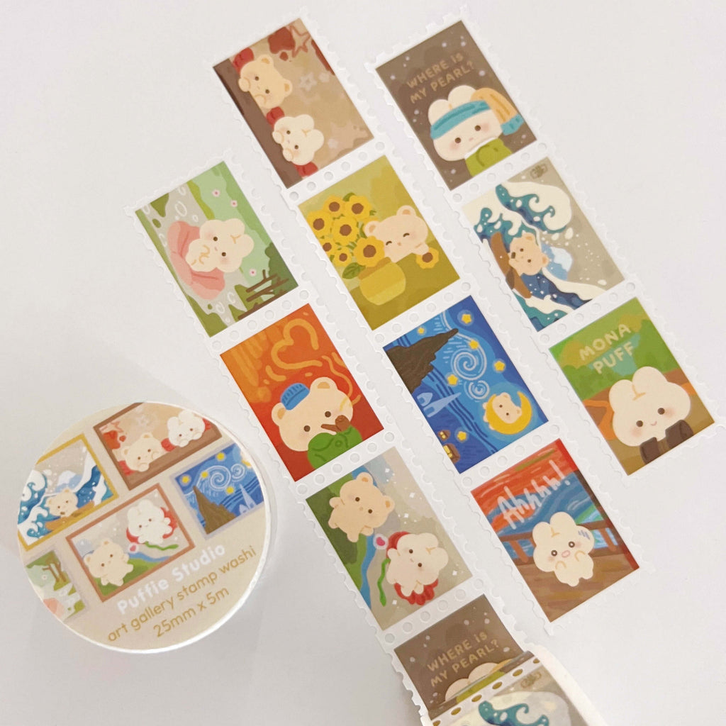 Mini Art Gallery Stamp Washi Tape