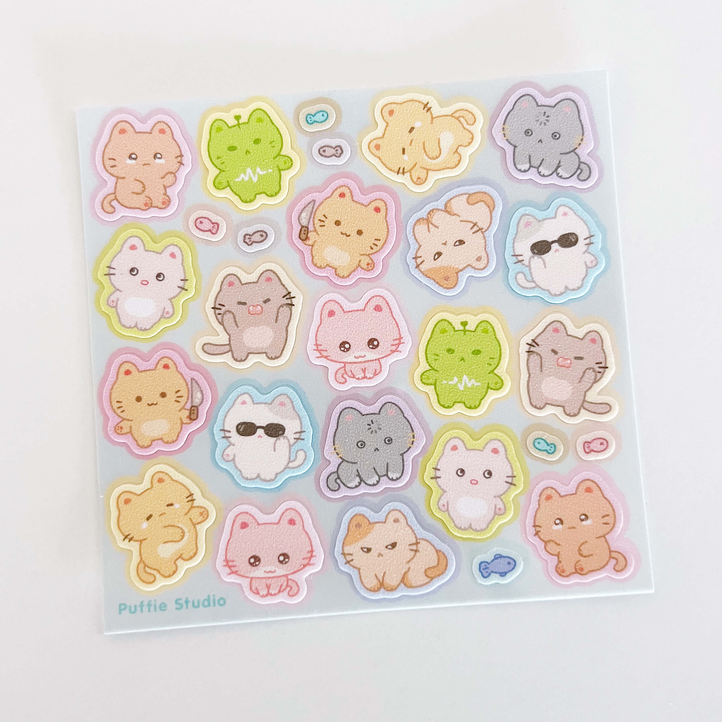 Silly Meows Sticker Sheet