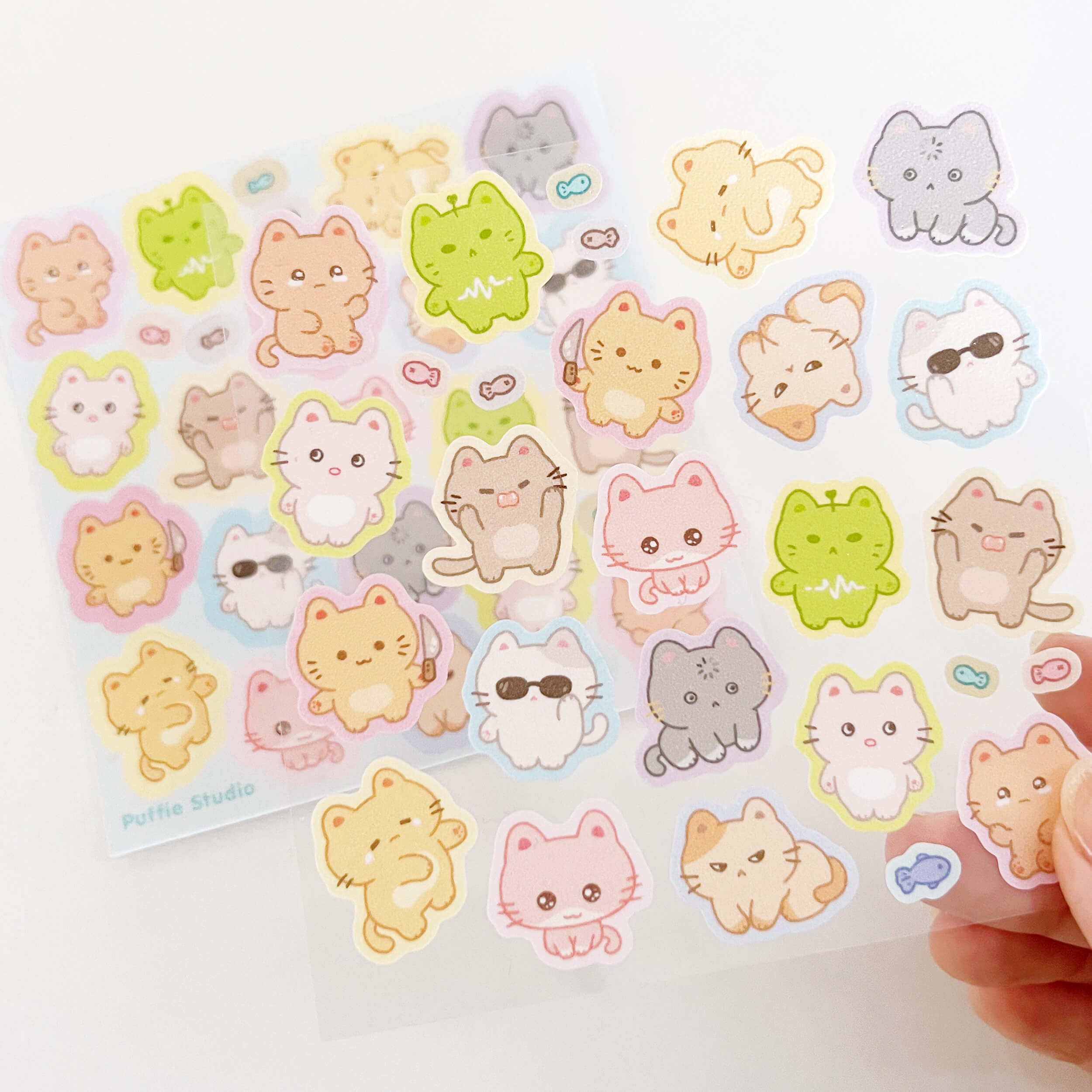 Silly Meows Sticker Sheet