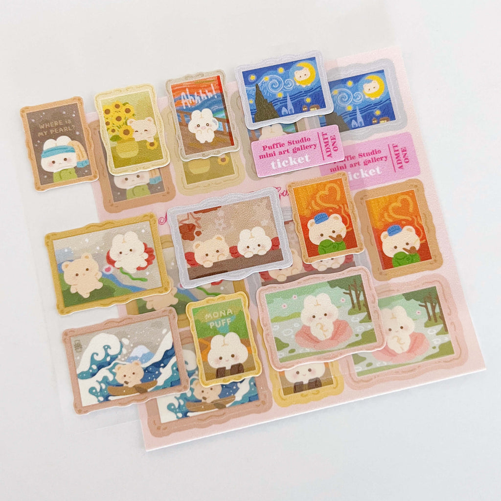 Mini Art Gallery v2 Sticker Sheet