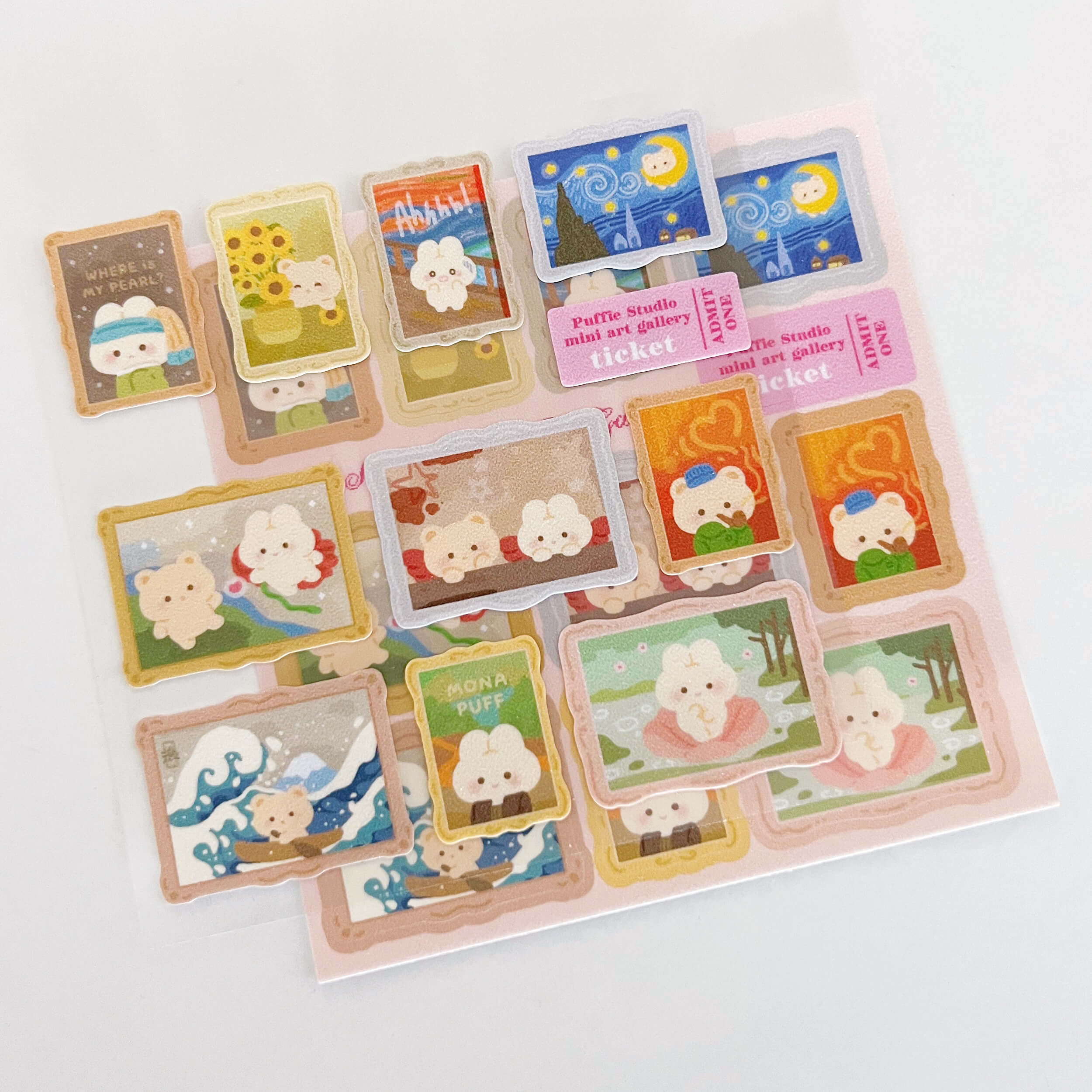 Mini Art Gallery v2 Sticker Sheet