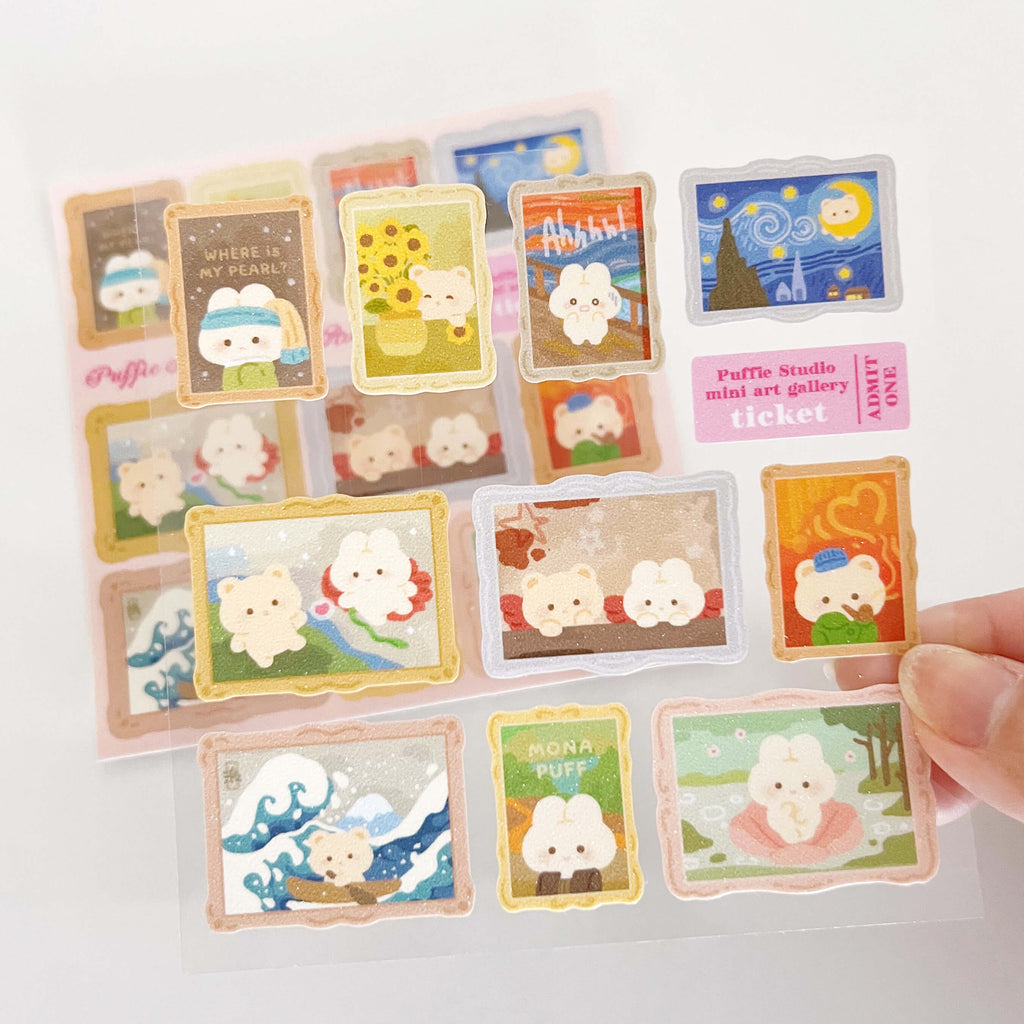 Mini Art Gallery v2 Sticker Sheet