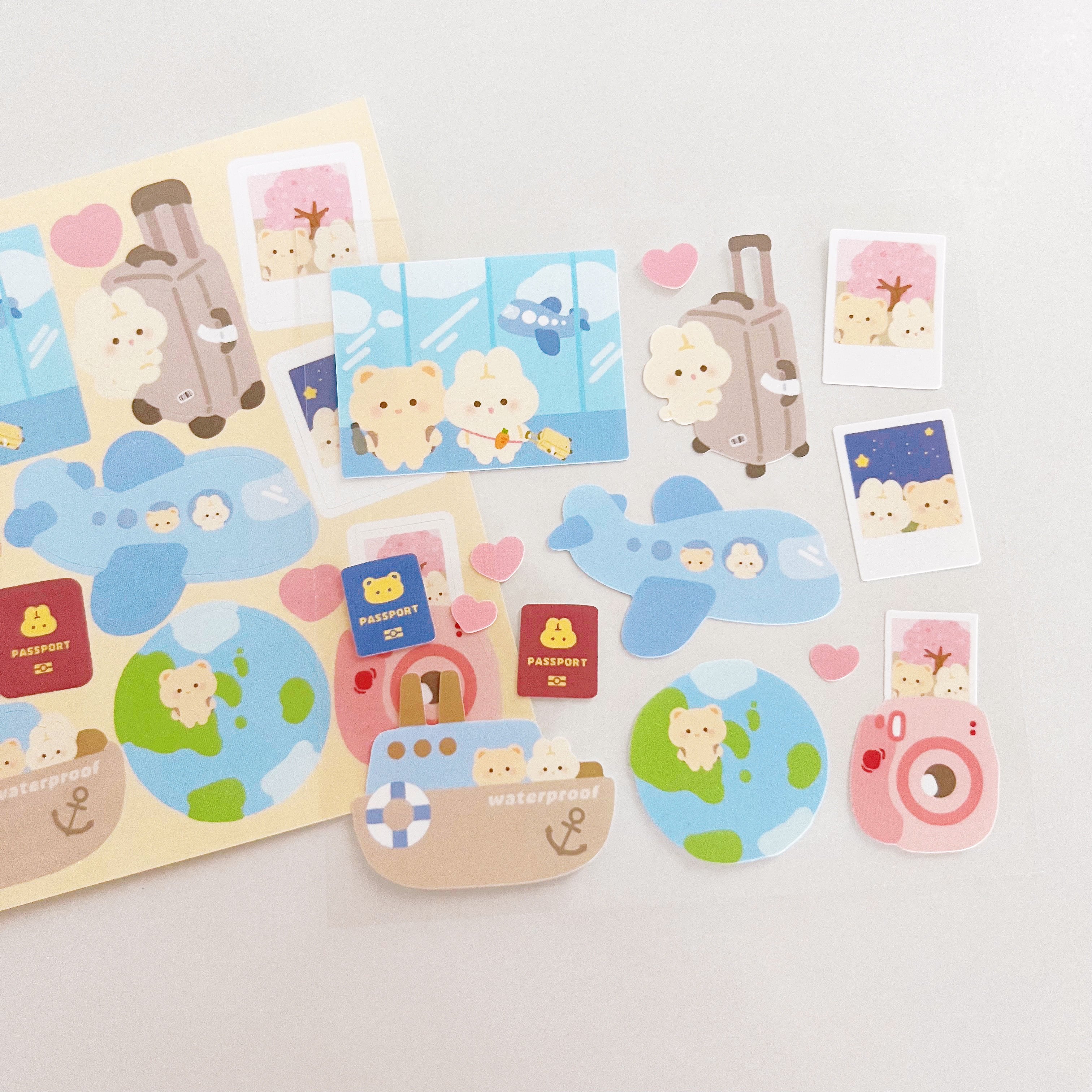 Puffie & Pepper Travel Sticker Sheet
