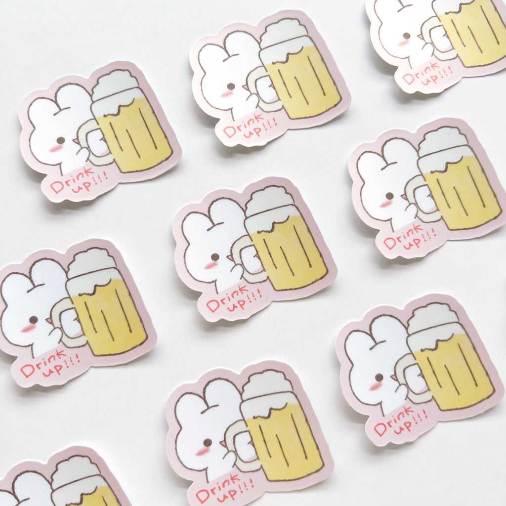 Drink Up! Tipsy Puffie Sticker