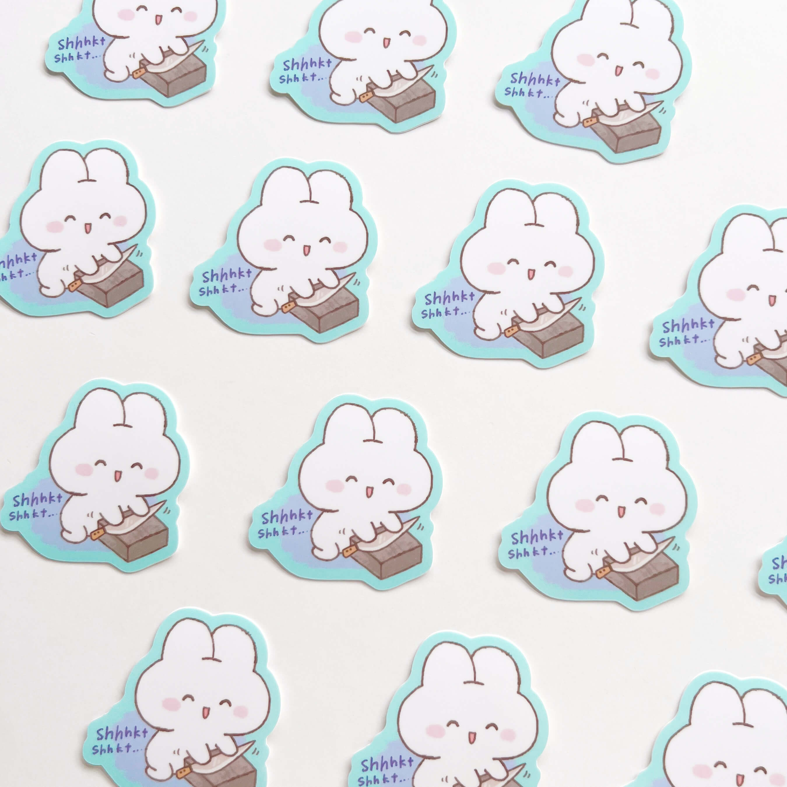 Sharpening Knife Sticker