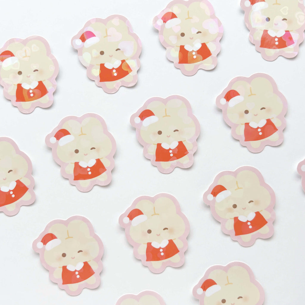 Santa Puffie Sticker