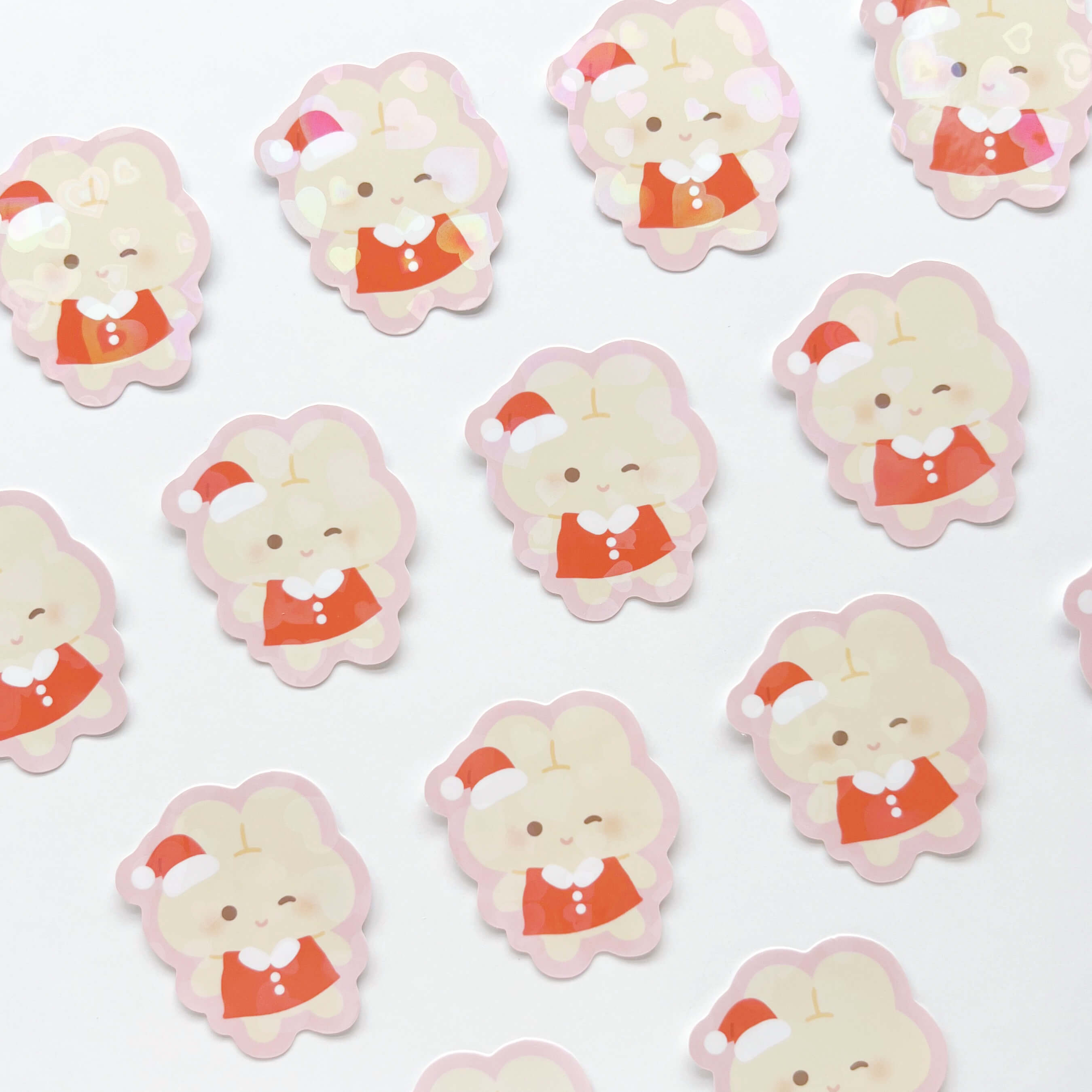 Santa Puffie Sticker