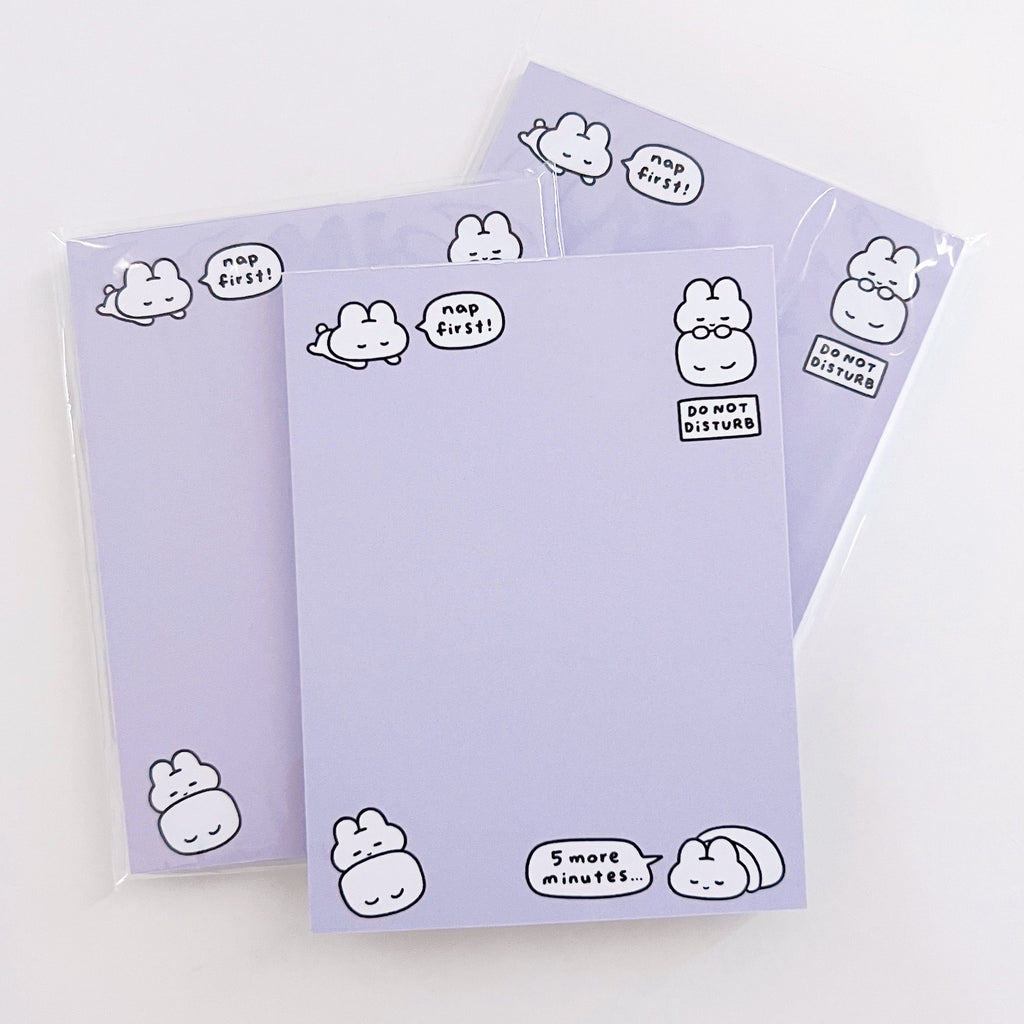 Sleepy Puffie Memo Pad