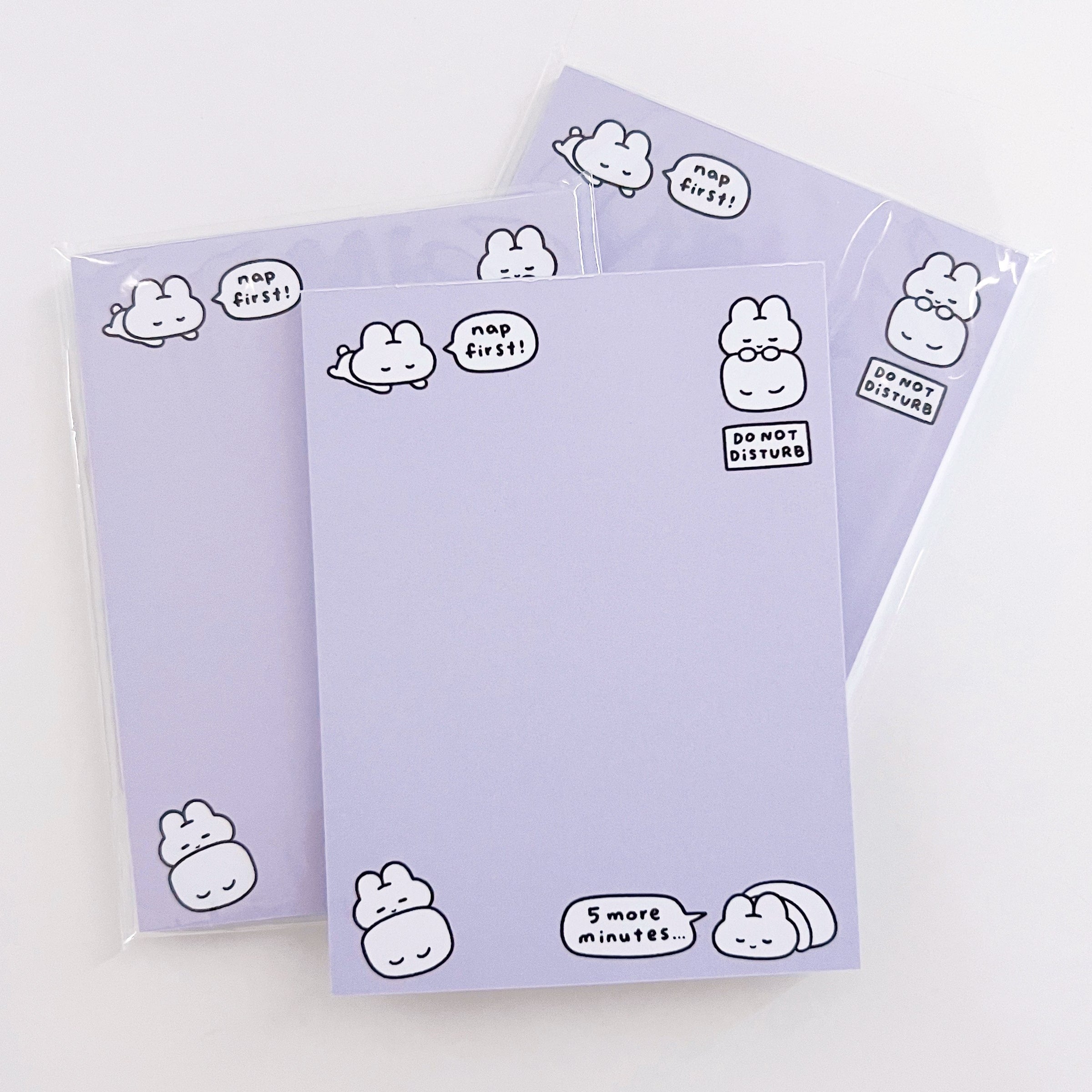 Sleepy Puffie Memo Pad