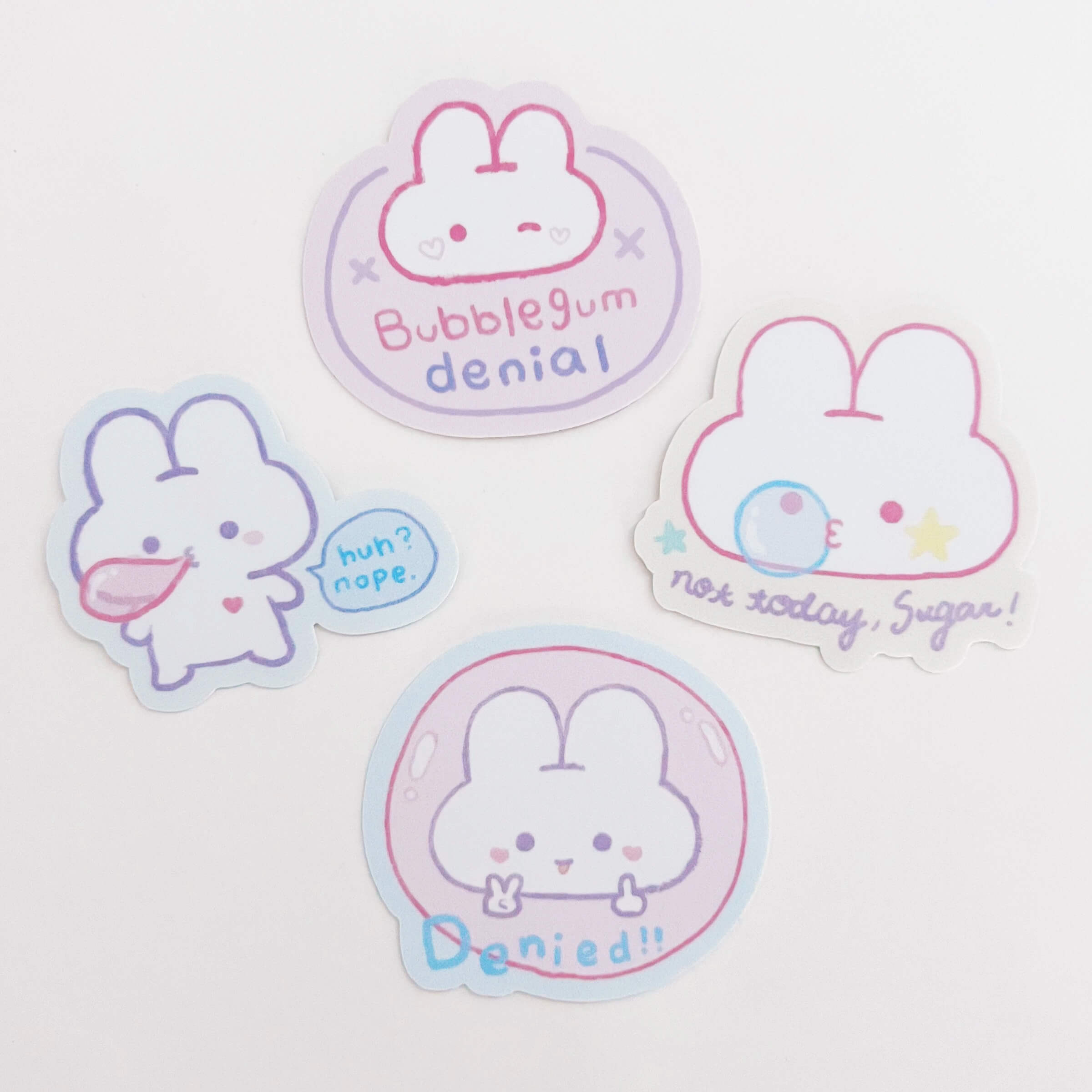 Bubblegum Denial( ˘ ³˘)ノ°ﾟSticker Collection