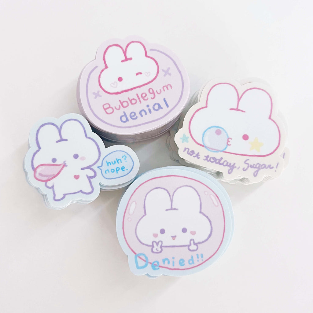 Bubblegum Denial( ˘ ³˘)ノ°ﾟSticker Collection