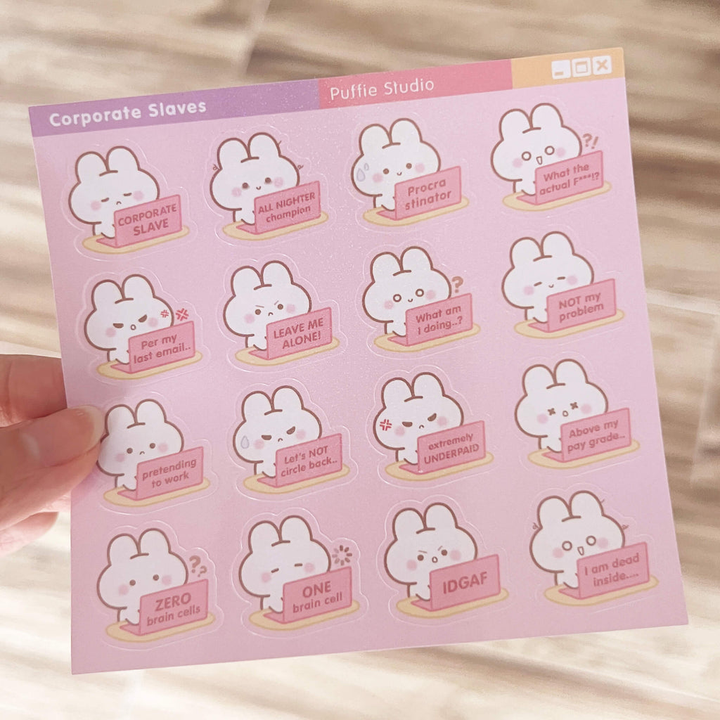 Corporate Army Sticker Sheet