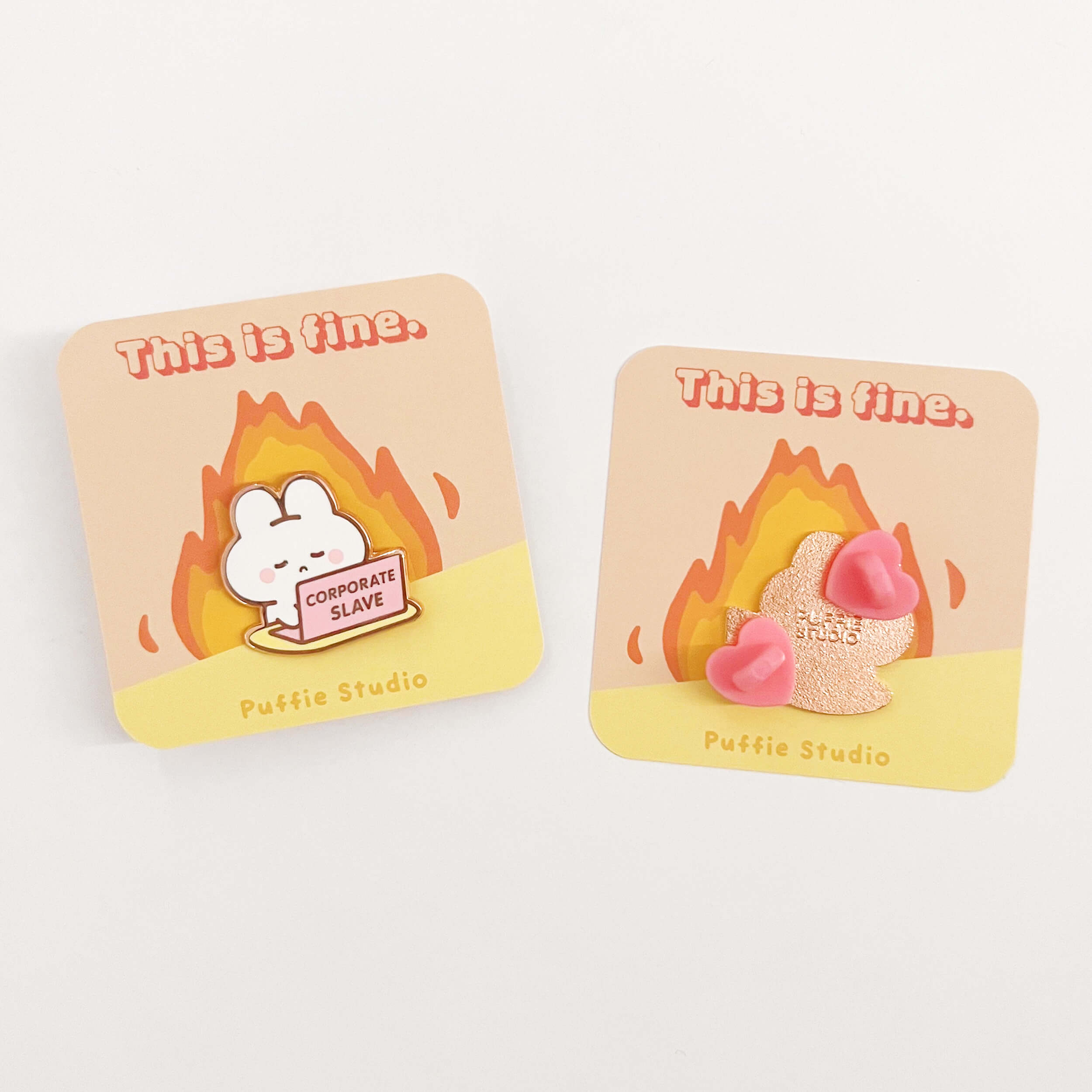 Corporate Slave Enamel Pin