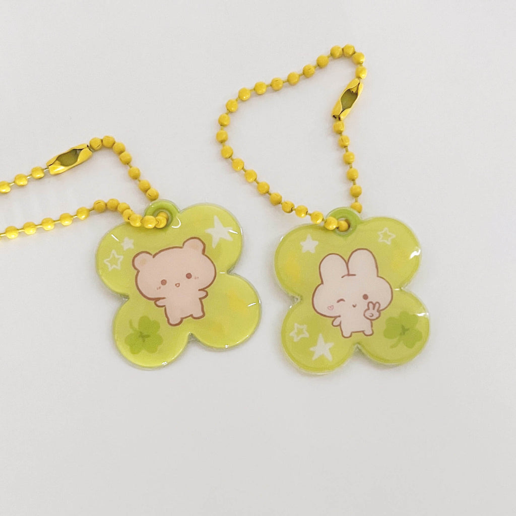 Lucky Clover Puffy Charm
