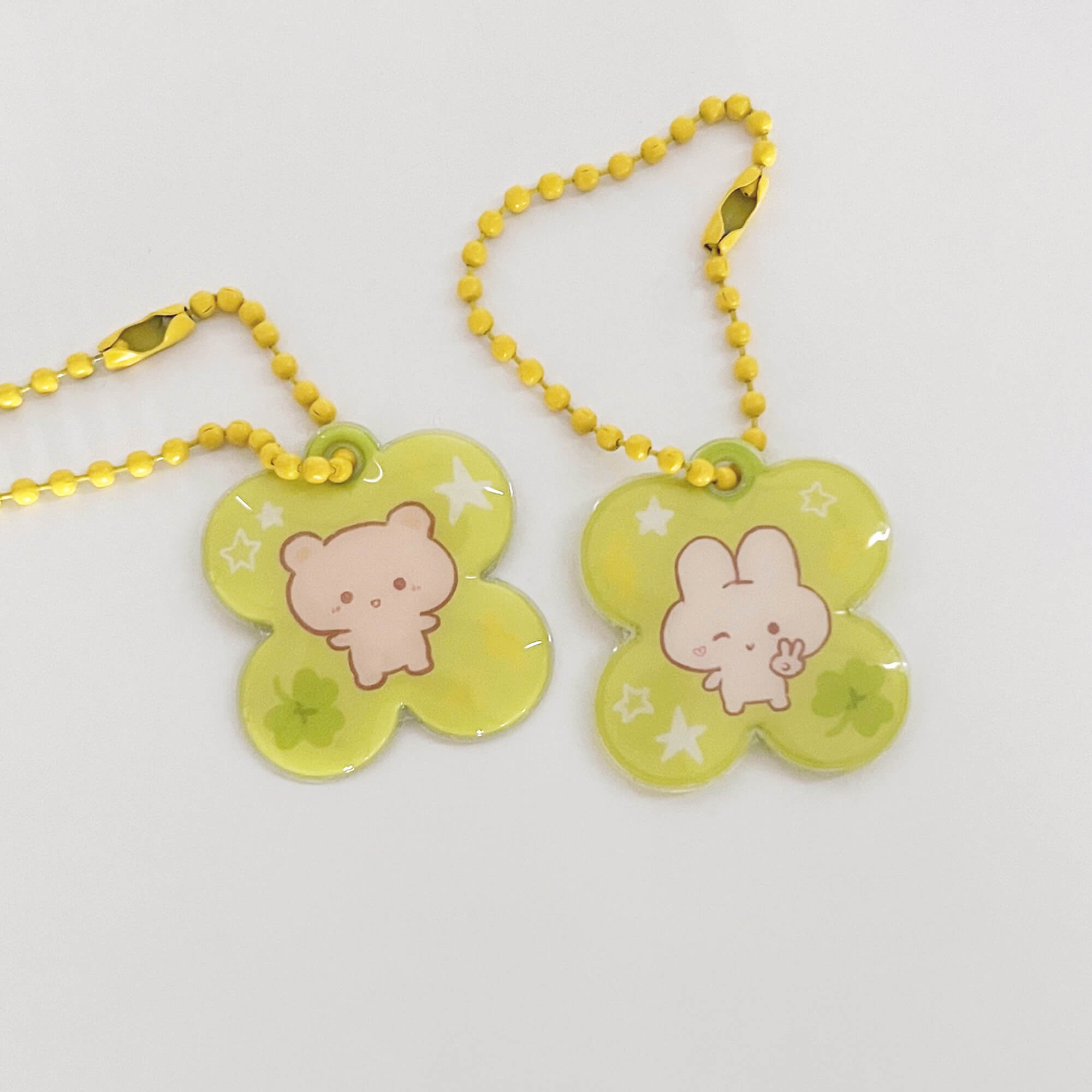 Lucky Clover Puffy Charm