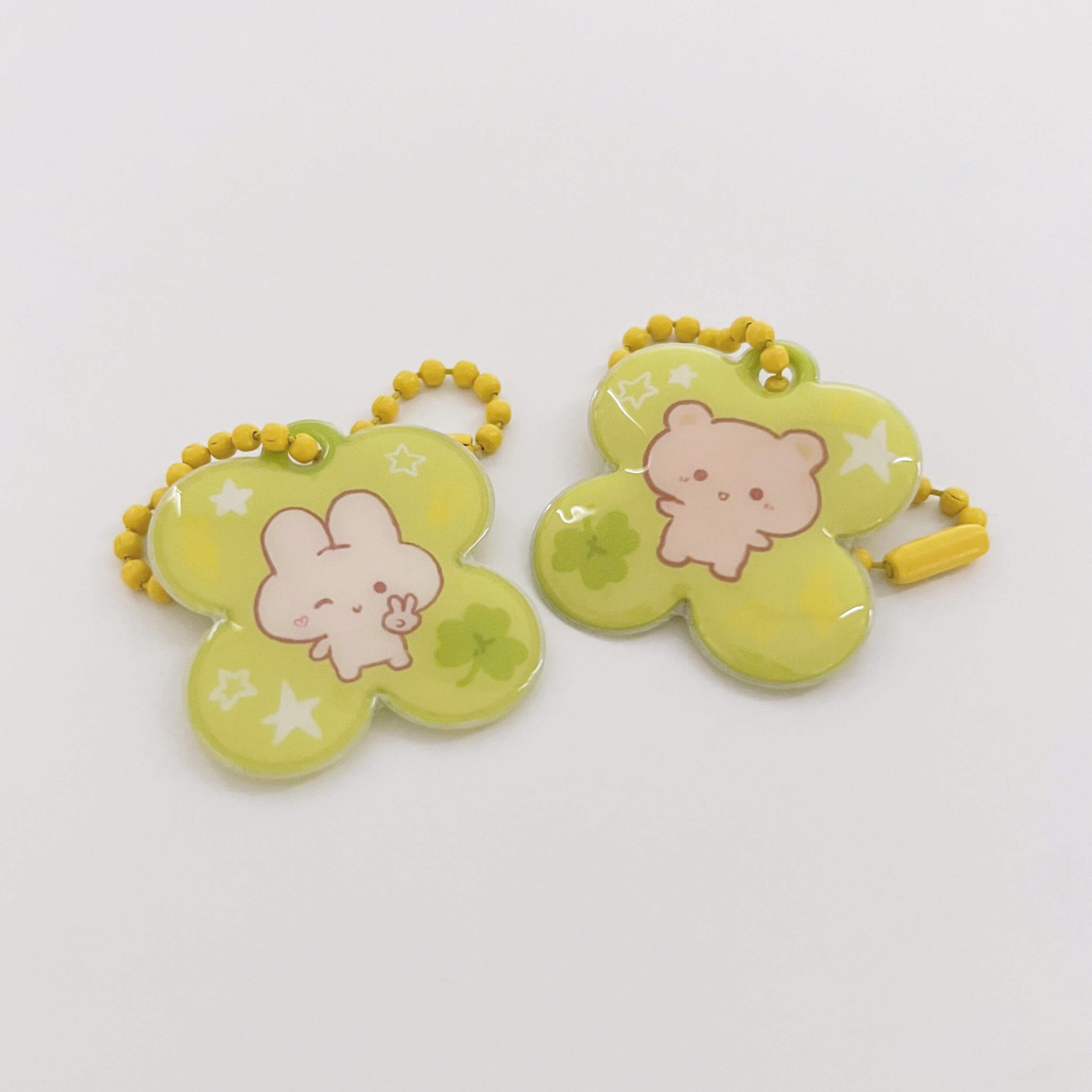 Lucky Clover Puffy Charm