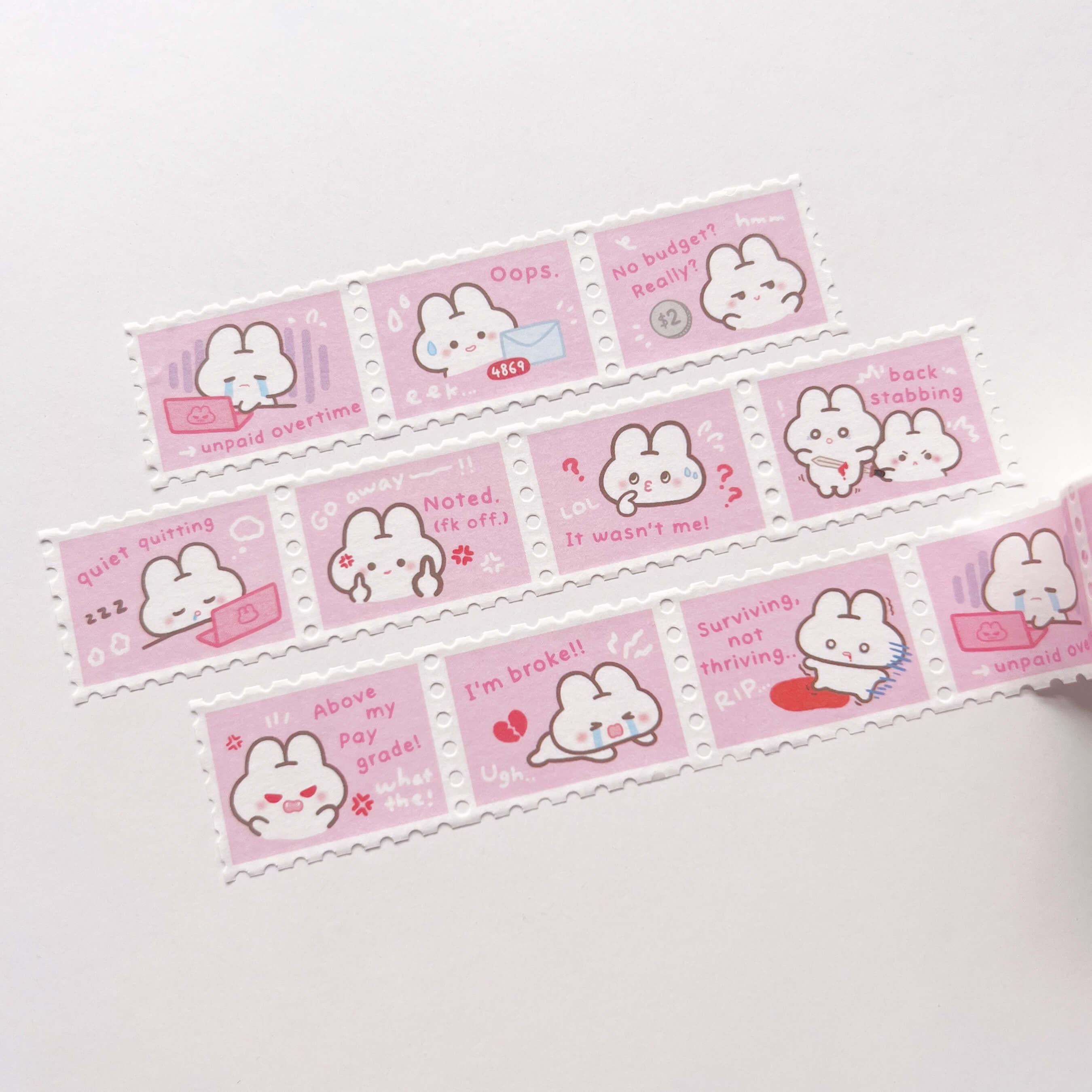 Corporate Slave [Starter Pack] Stamp Washi Tape