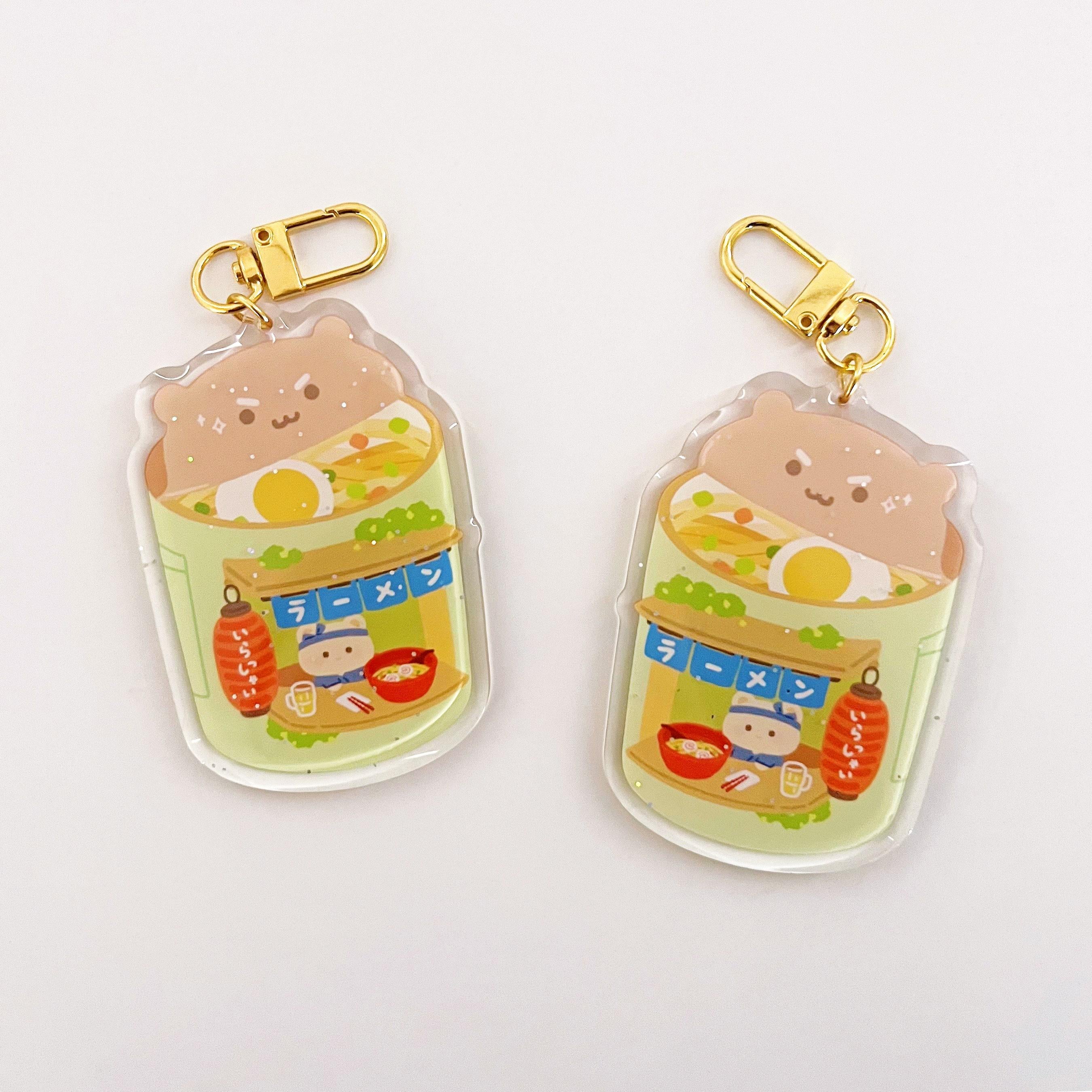 Pepper's Ramen Shop Glitter Keychain