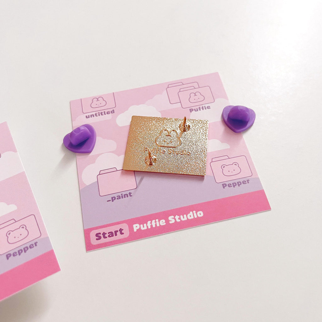 Y2K Computer Desktop Enamel Pin