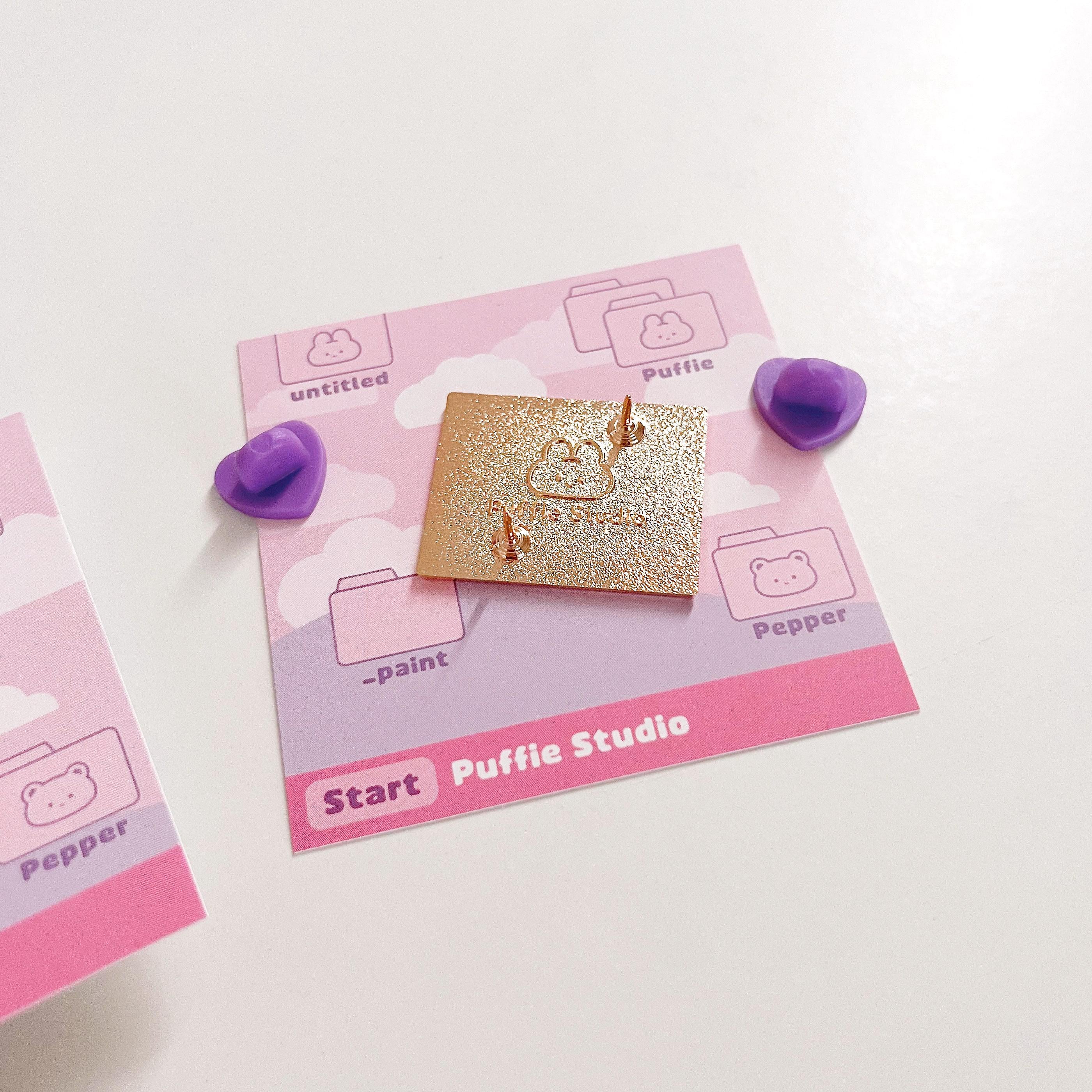 Y2K Computer Desktop Enamel Pin