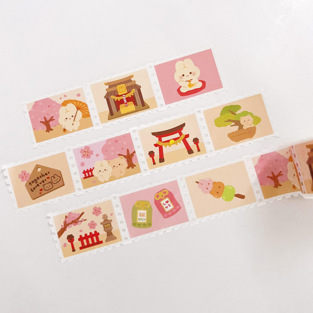 Sakura Shrine Stamp Washi Tape