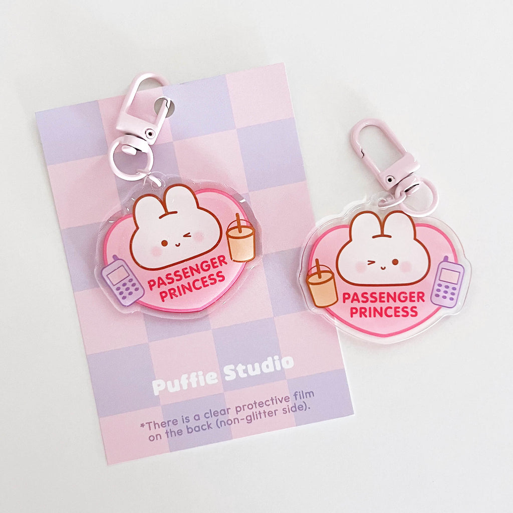 Passenger Princess Glitter  Keychain