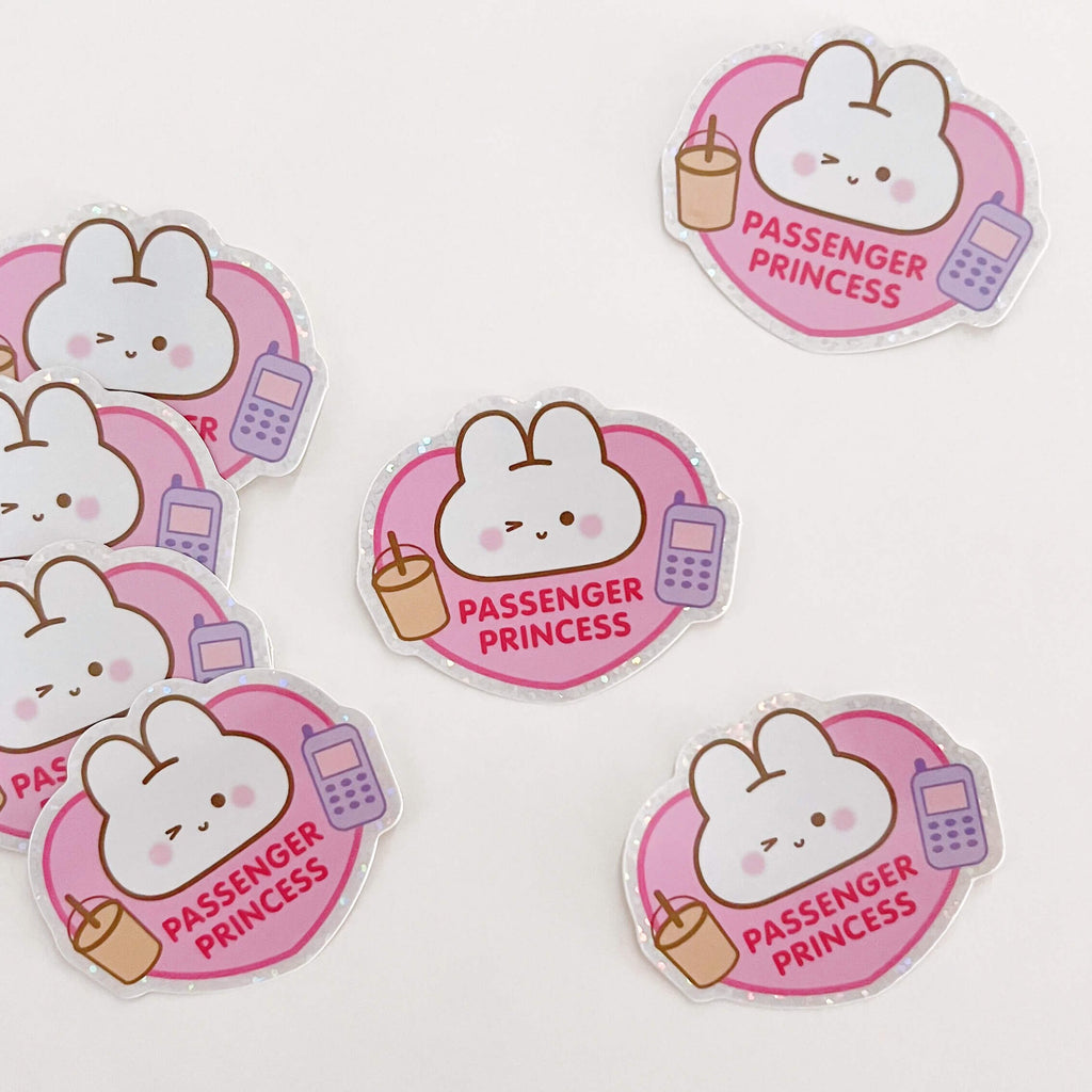 Passenger Princess Sparkly Sticker